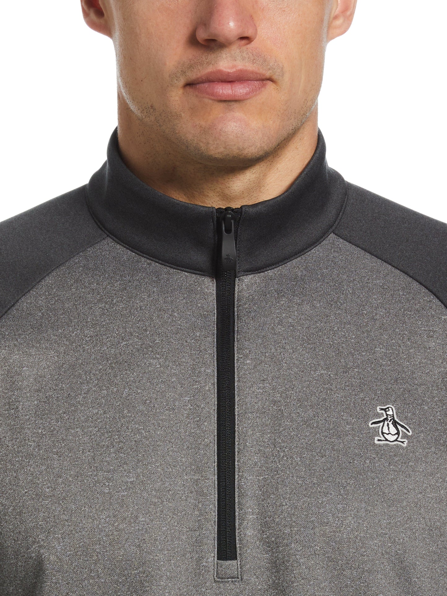 Men's 1/4 Zip Raglan Color Block Pullover