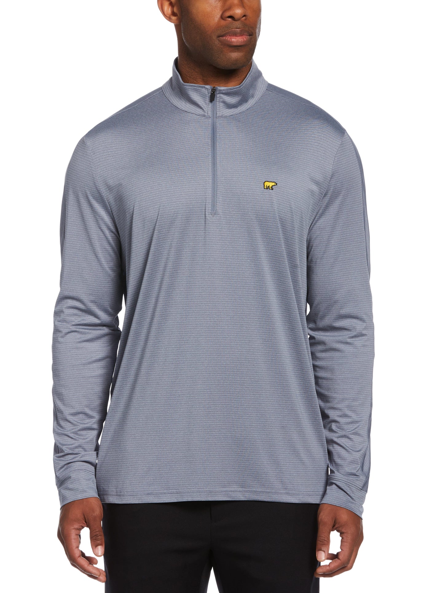 1/4 Zip Sun Shade Base Layer Golf Shirt (Flint Stone Htr)