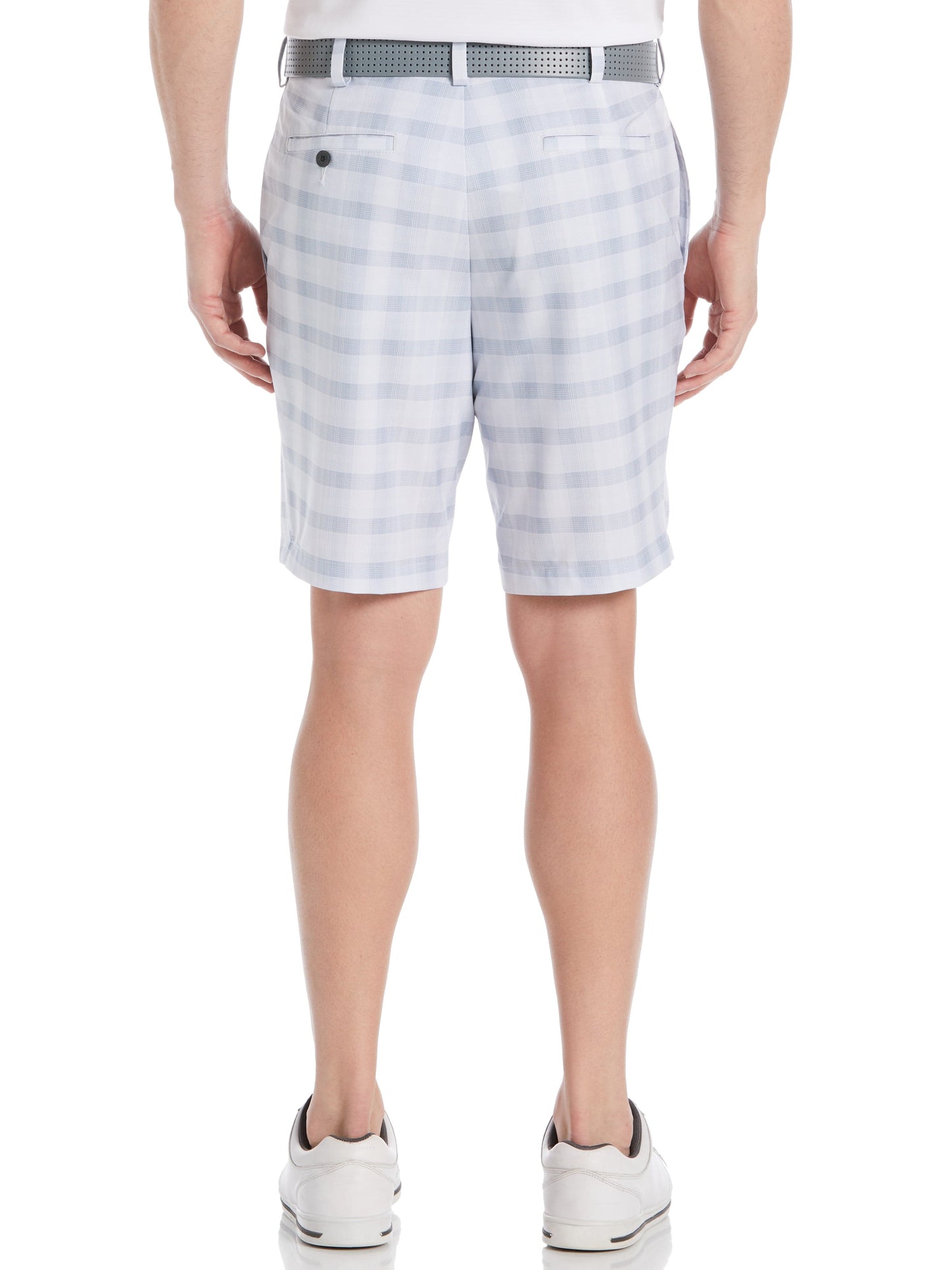 Men's 9" Shadow Plaid Golf Short with Active Waistband