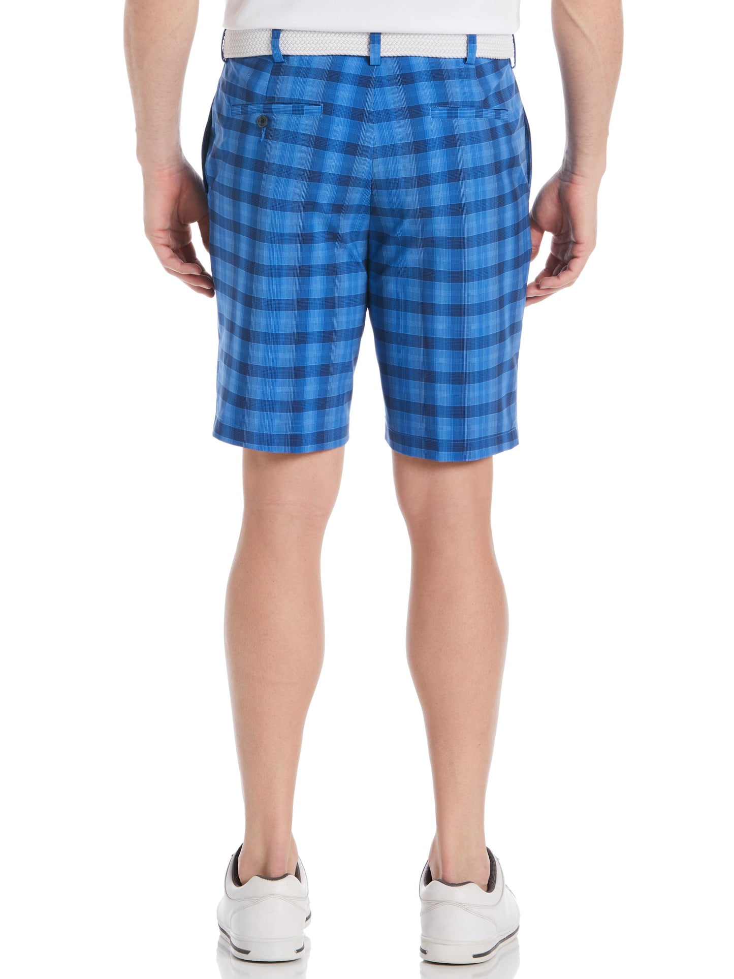 Men's 9" Shadow Plaid Golf Short with Active Waistband