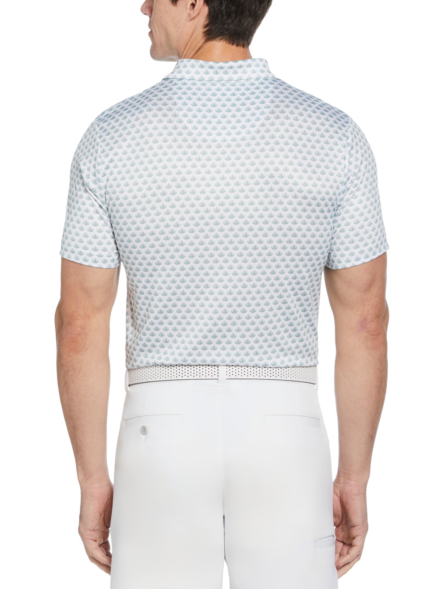 Men's Agave Print Golf Polo