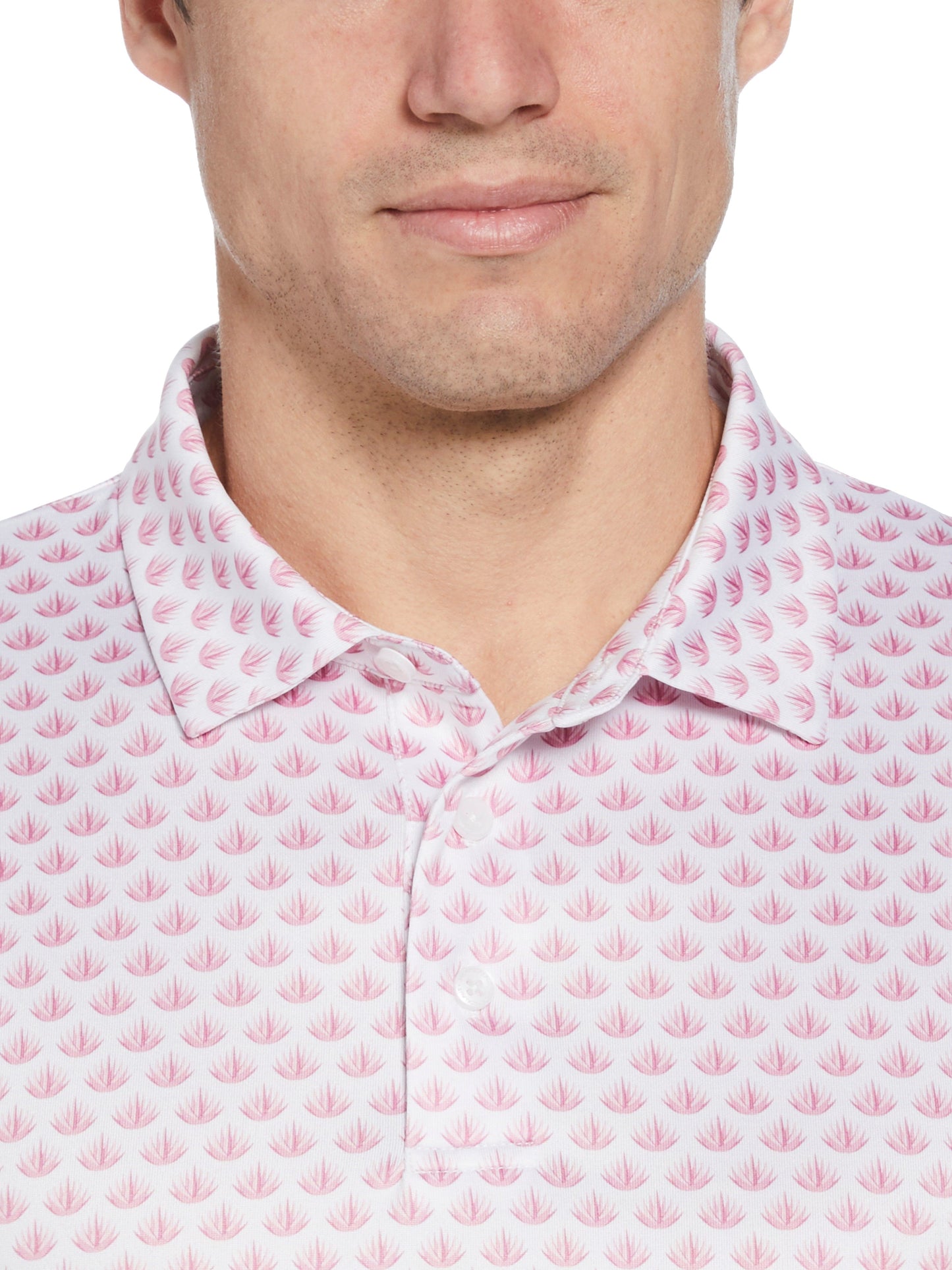 Men's Agave Print Golf Polo