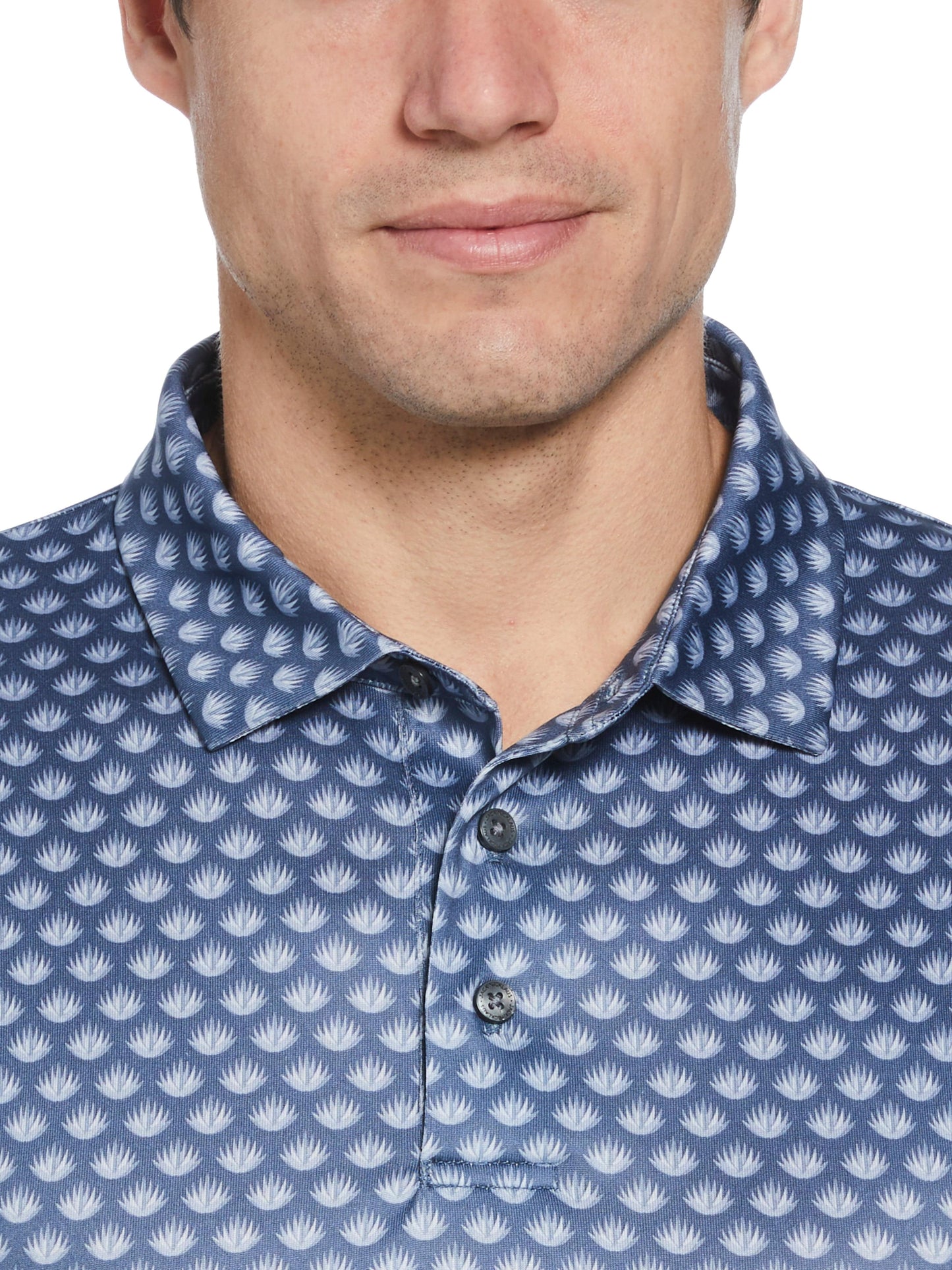 Men's Agave Print Golf Polo
