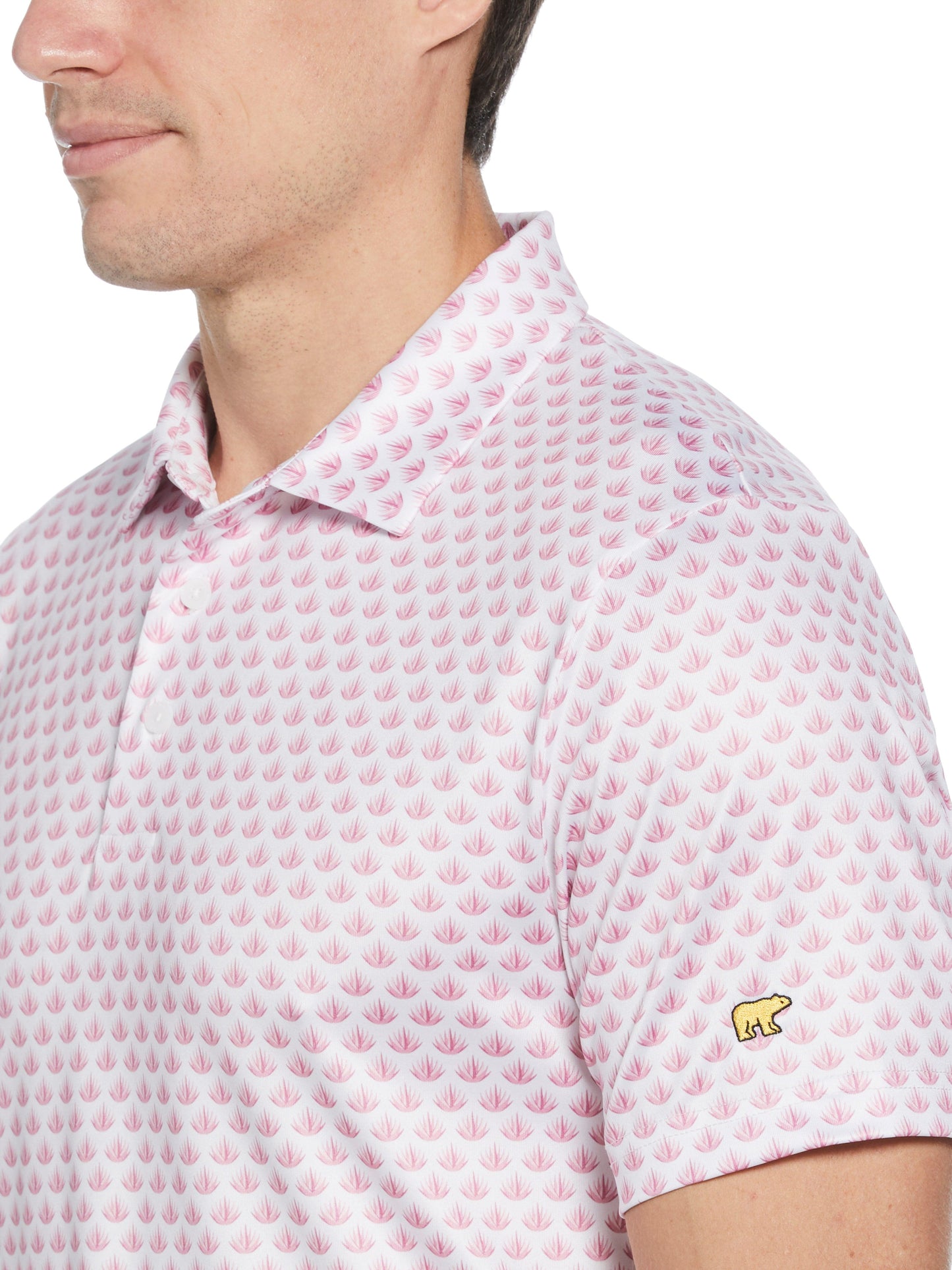 Men's Agave Print Golf Polo