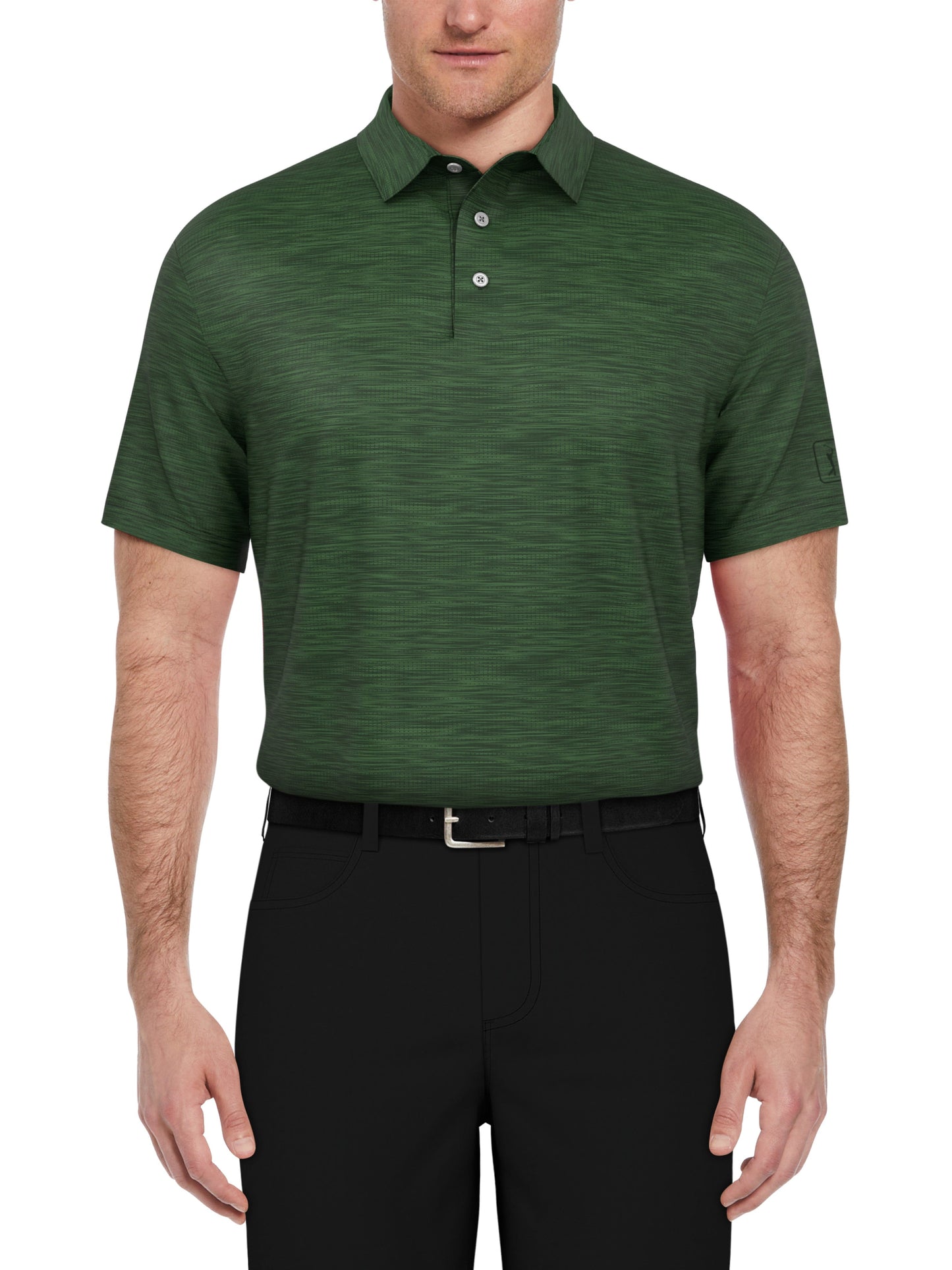 Jaspe Airflux Golf Polo (Deep Sea Grn Htr)