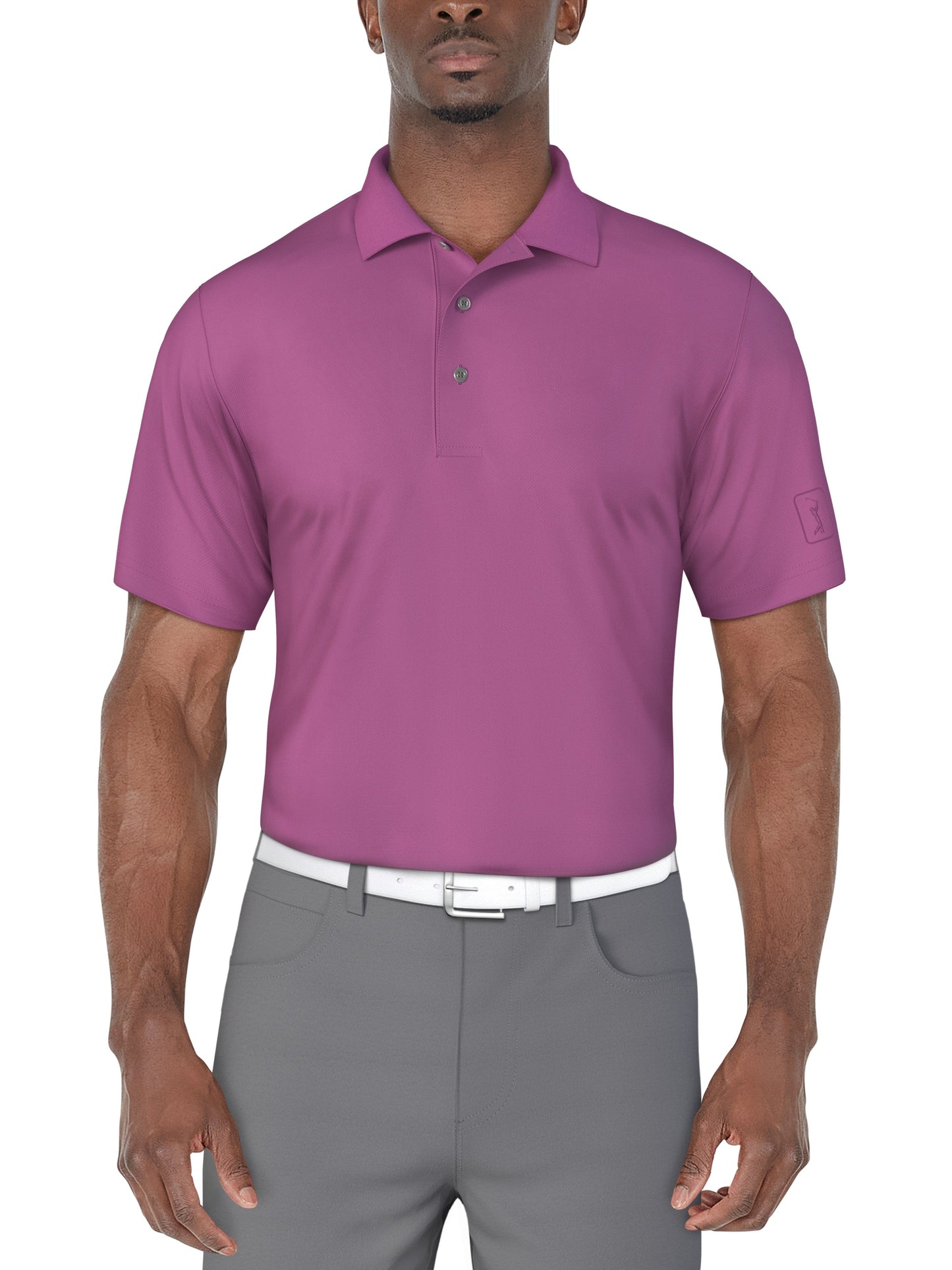 Airflux Mesh Golf Polo (Iris Orchid)