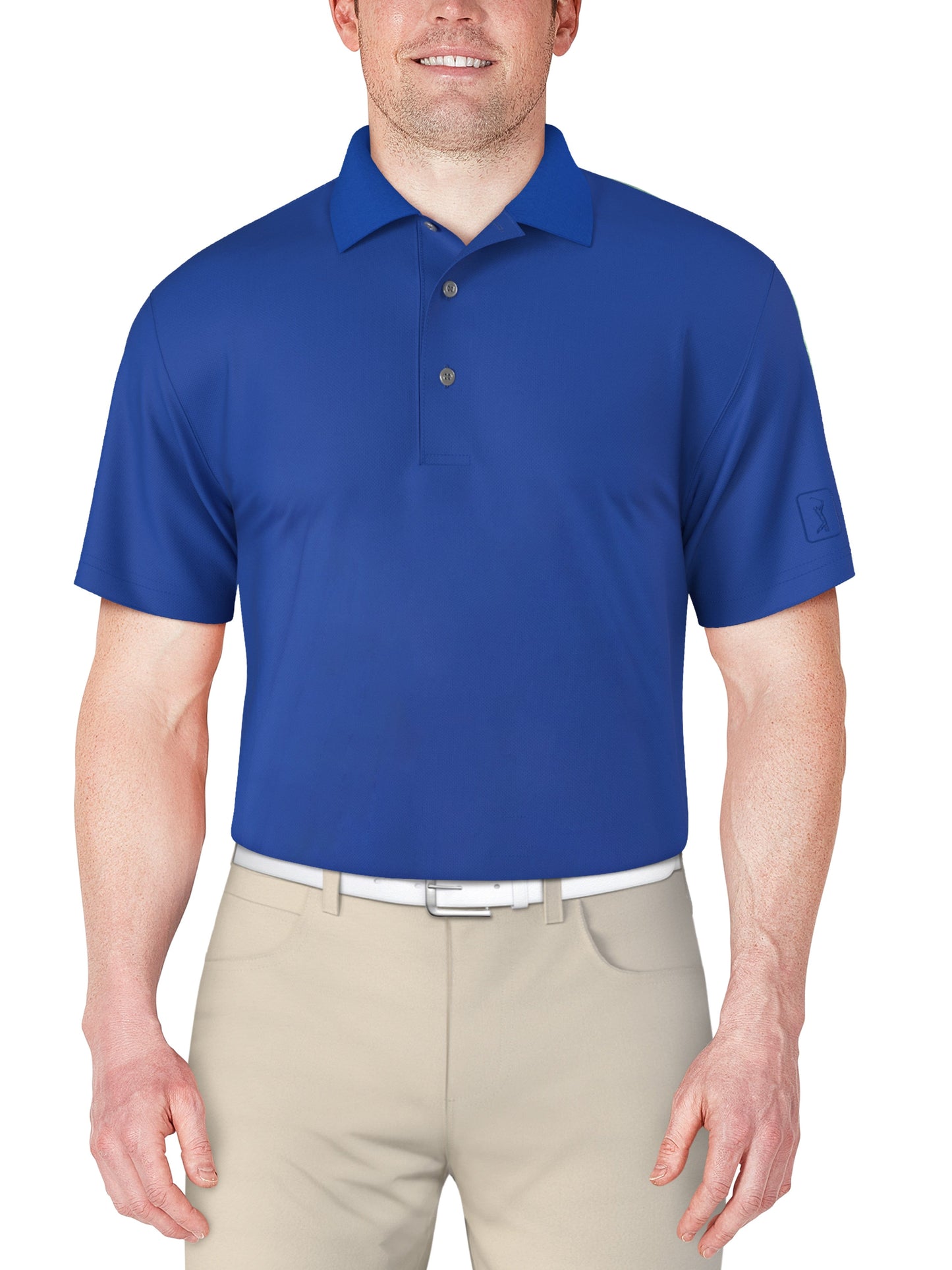 Airflux Mesh Golf Polo (Princess Blue)