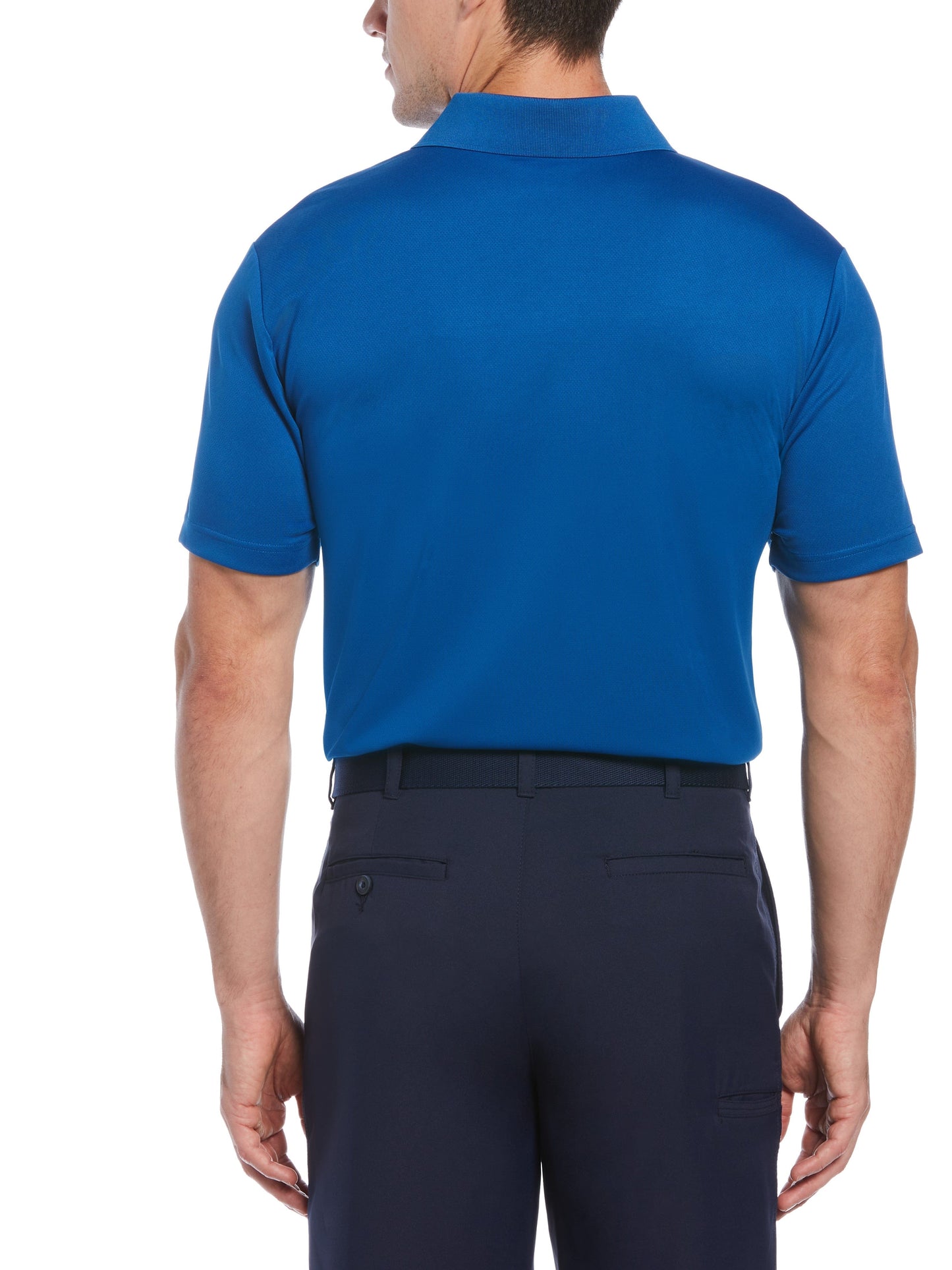 Men's AirFlux™ Solid Golf Polo with Front Pocket