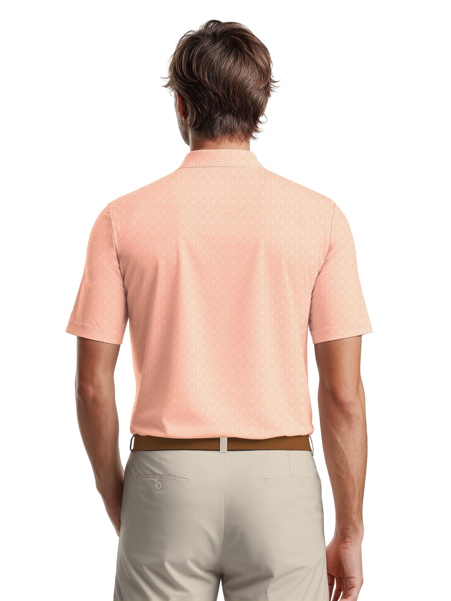 Men's All Over Tropical Floral Polo
