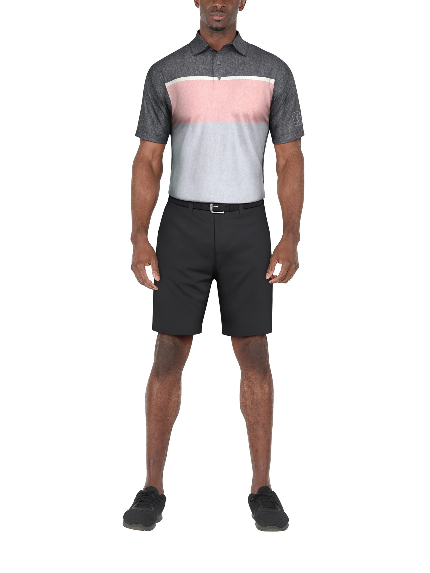 Men's Color Block Golf Polo