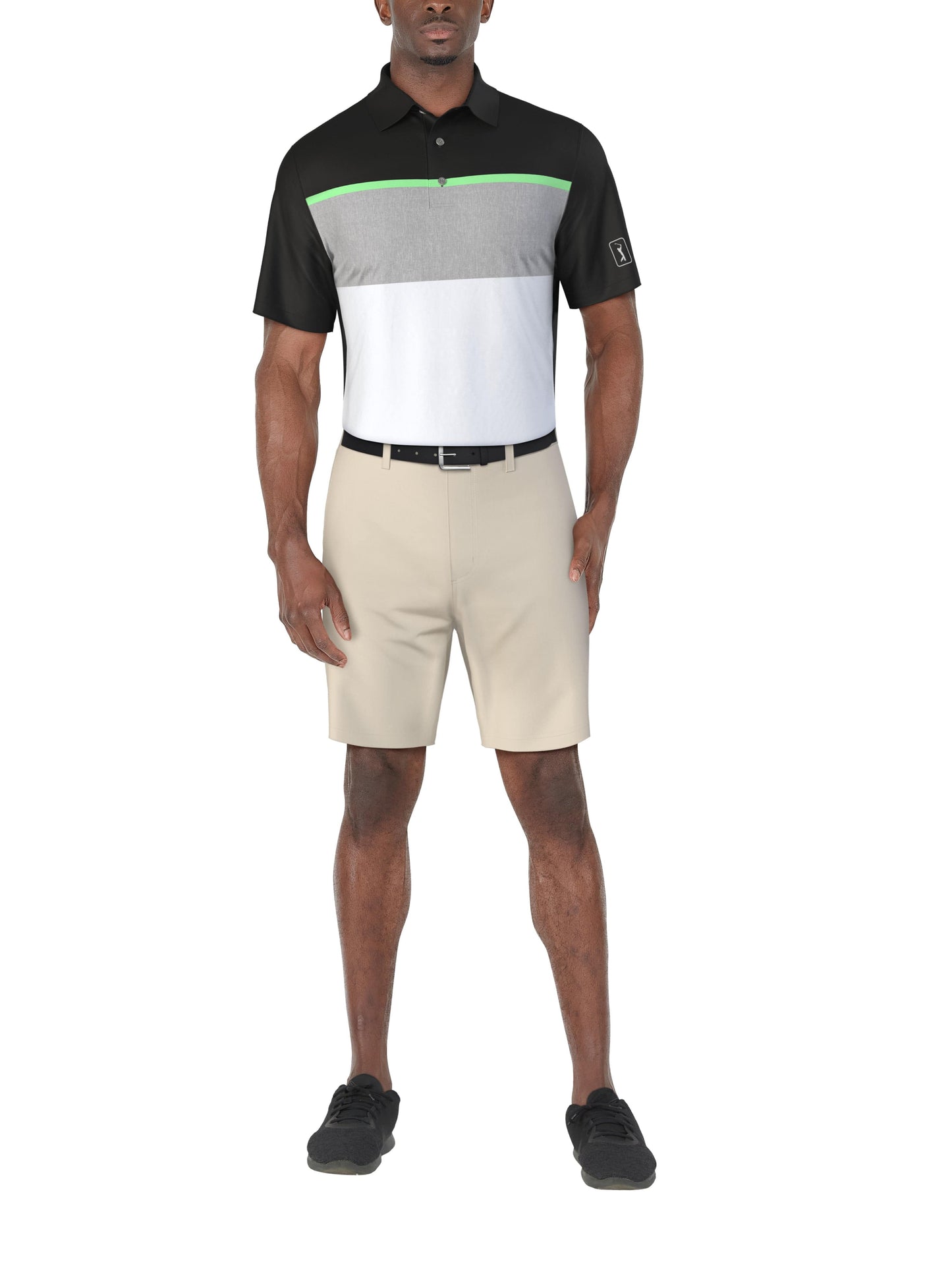 Men's Color Block Golf Polo
