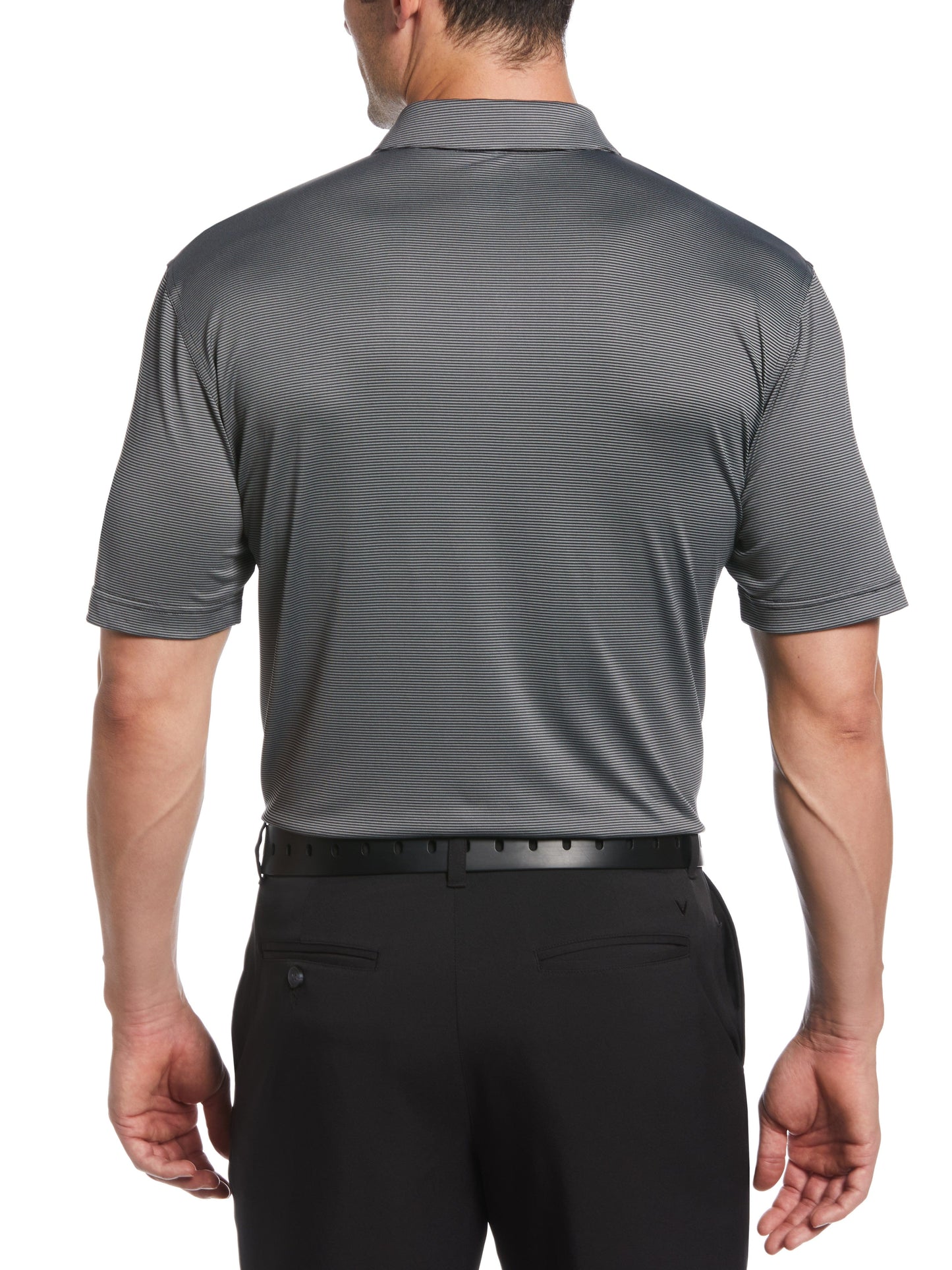 Men's Fine Line Stripe Golf Polo