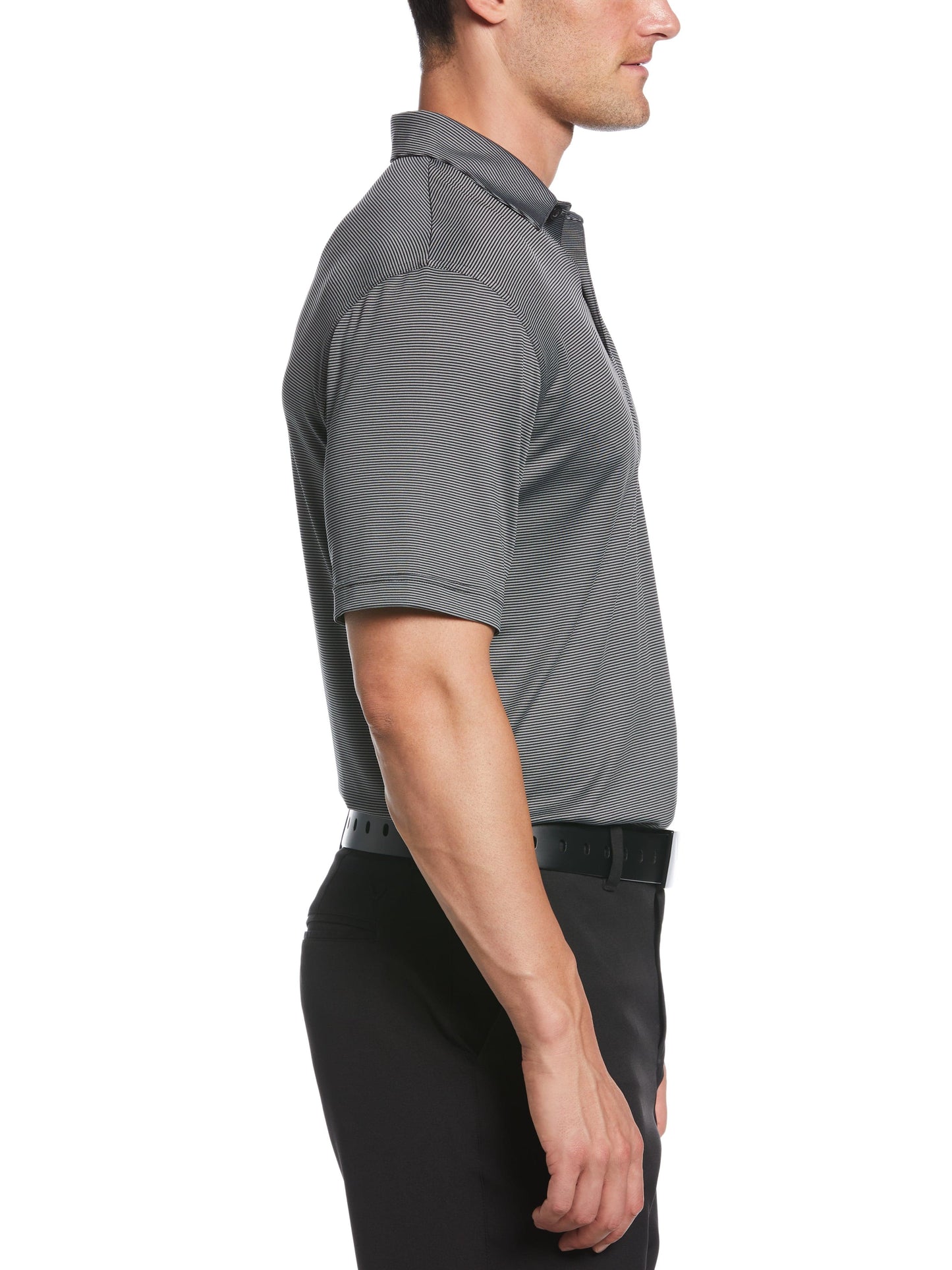 Men's Fine Line Stripe Golf Polo