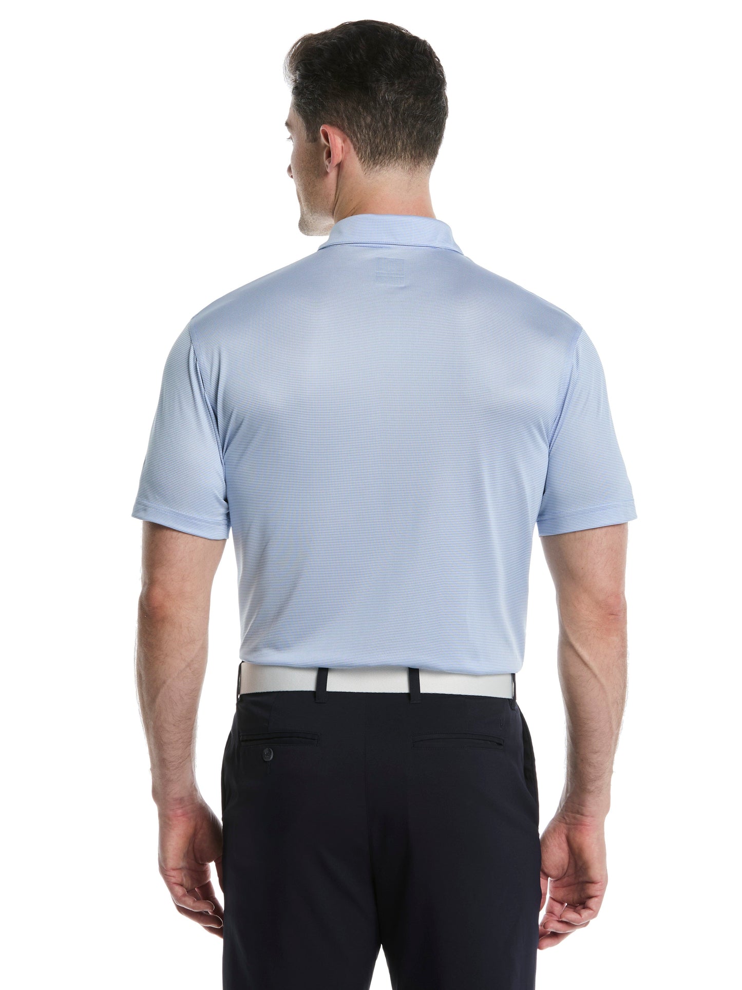 Men's Fine Line Stripe Golf Polo