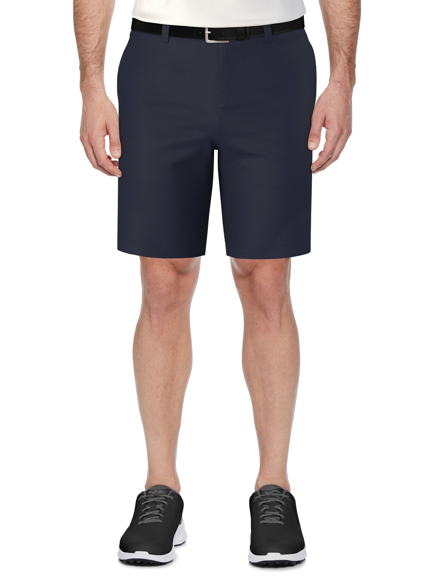 Men's Flat Front Horizontal Textured Golf Short