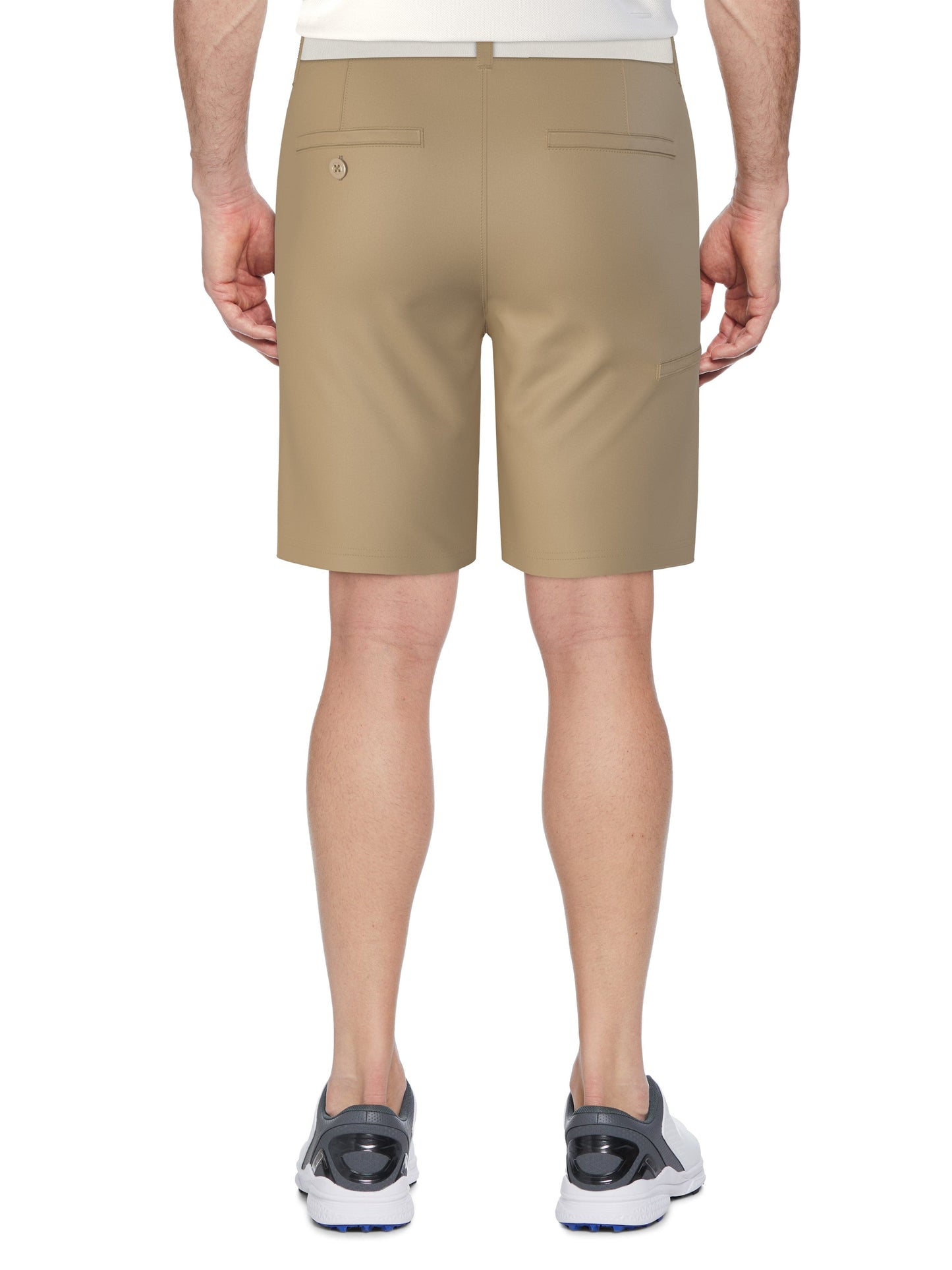 Men's Flat Front Solid Golf Short with Active Waistband