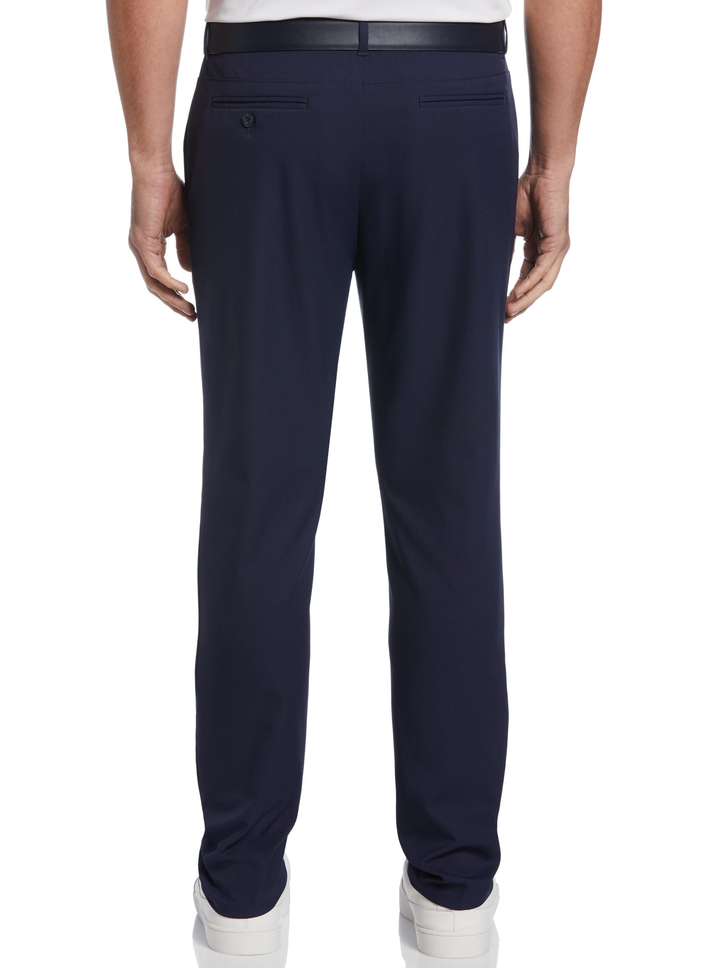 Men's Flat Front Solid Golf Trousers