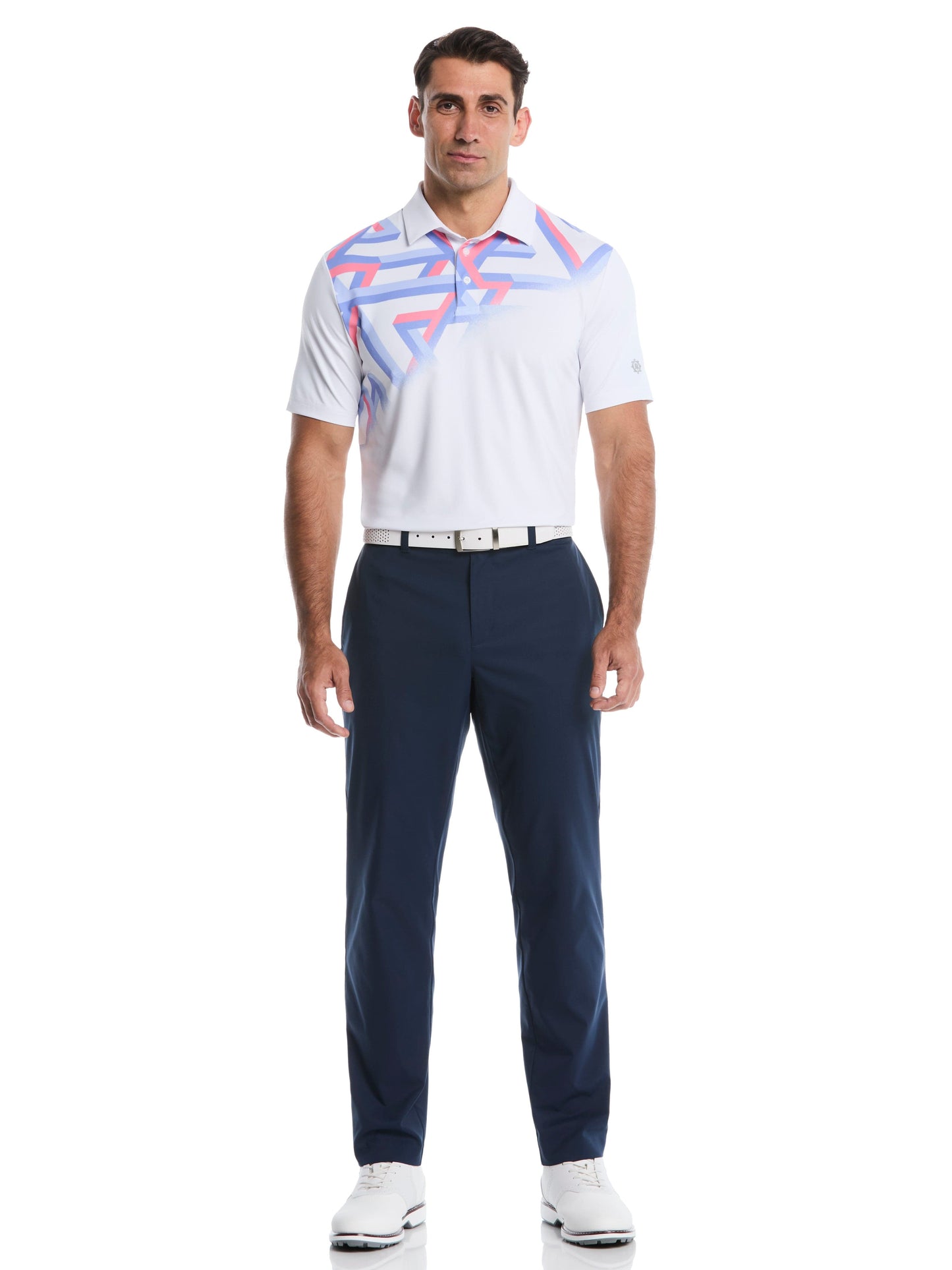 Men's Geo Fade Printed Polo