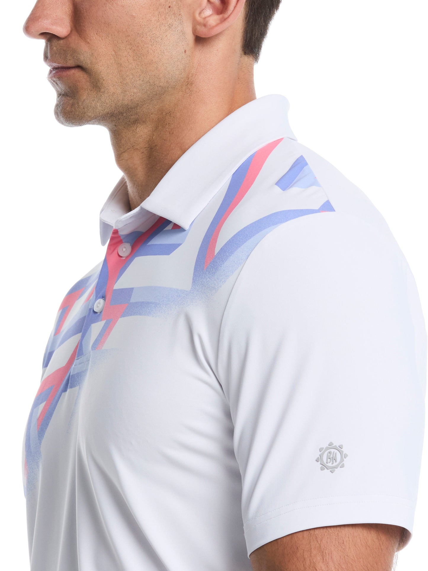 Men's Geo Fade Printed Polo