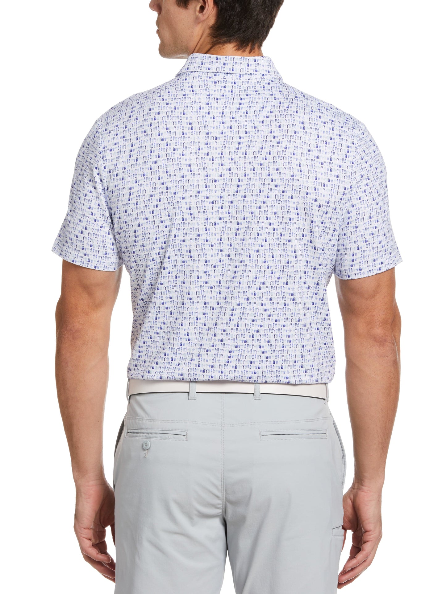 Men's Have a Beer Novelty Print Golf Polo Shirt