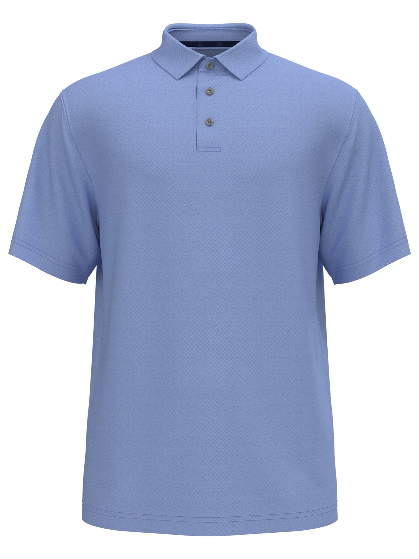 Men's Heather Jacquard Golf Polo