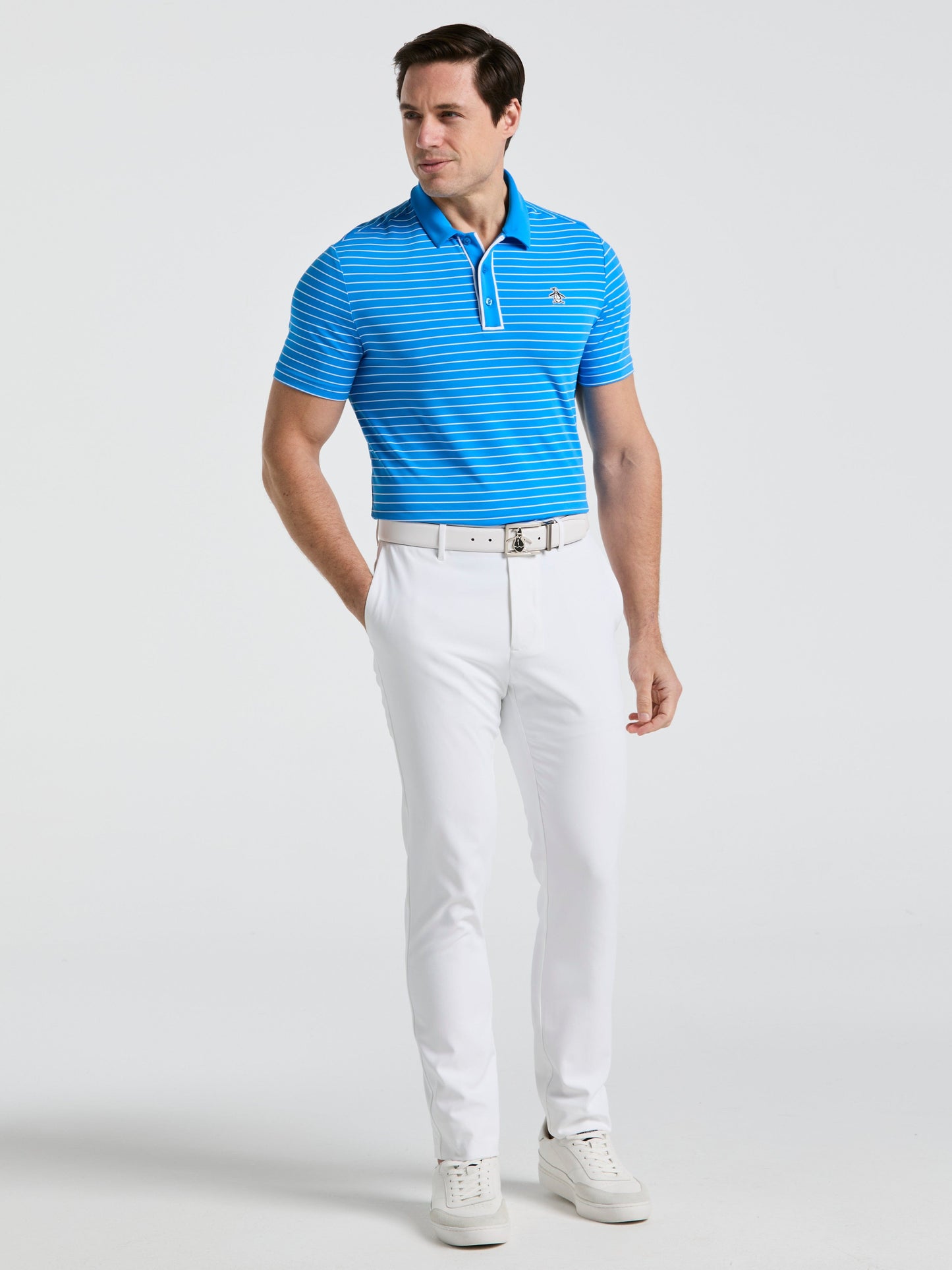 Men's Heritage Stripe Golf Polo