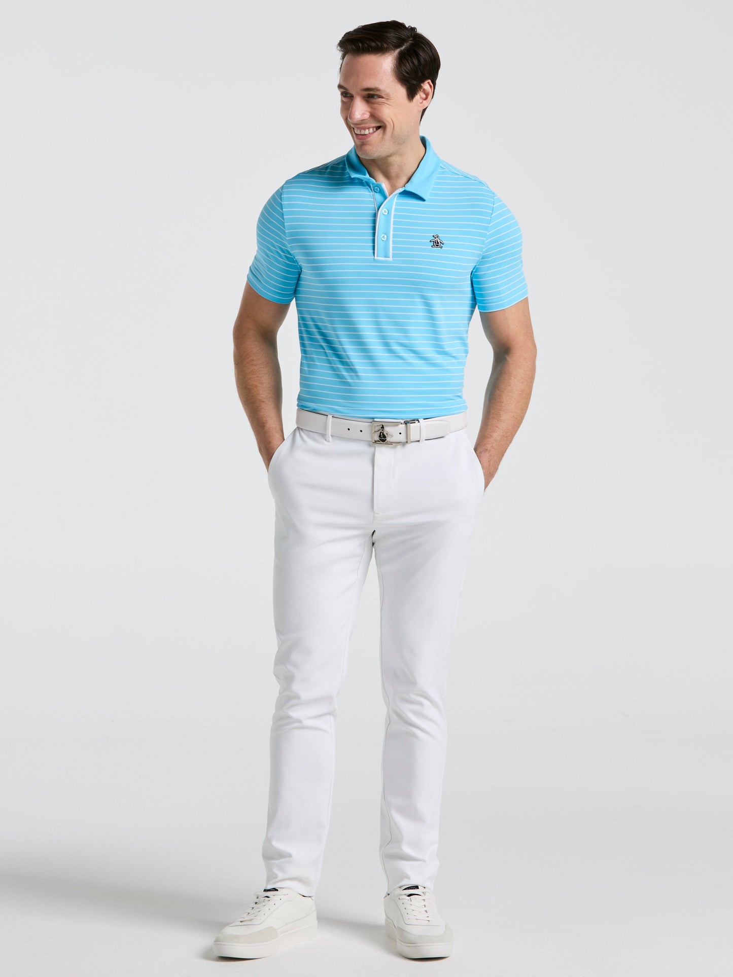Men's Heritage Stripe Golf Polo