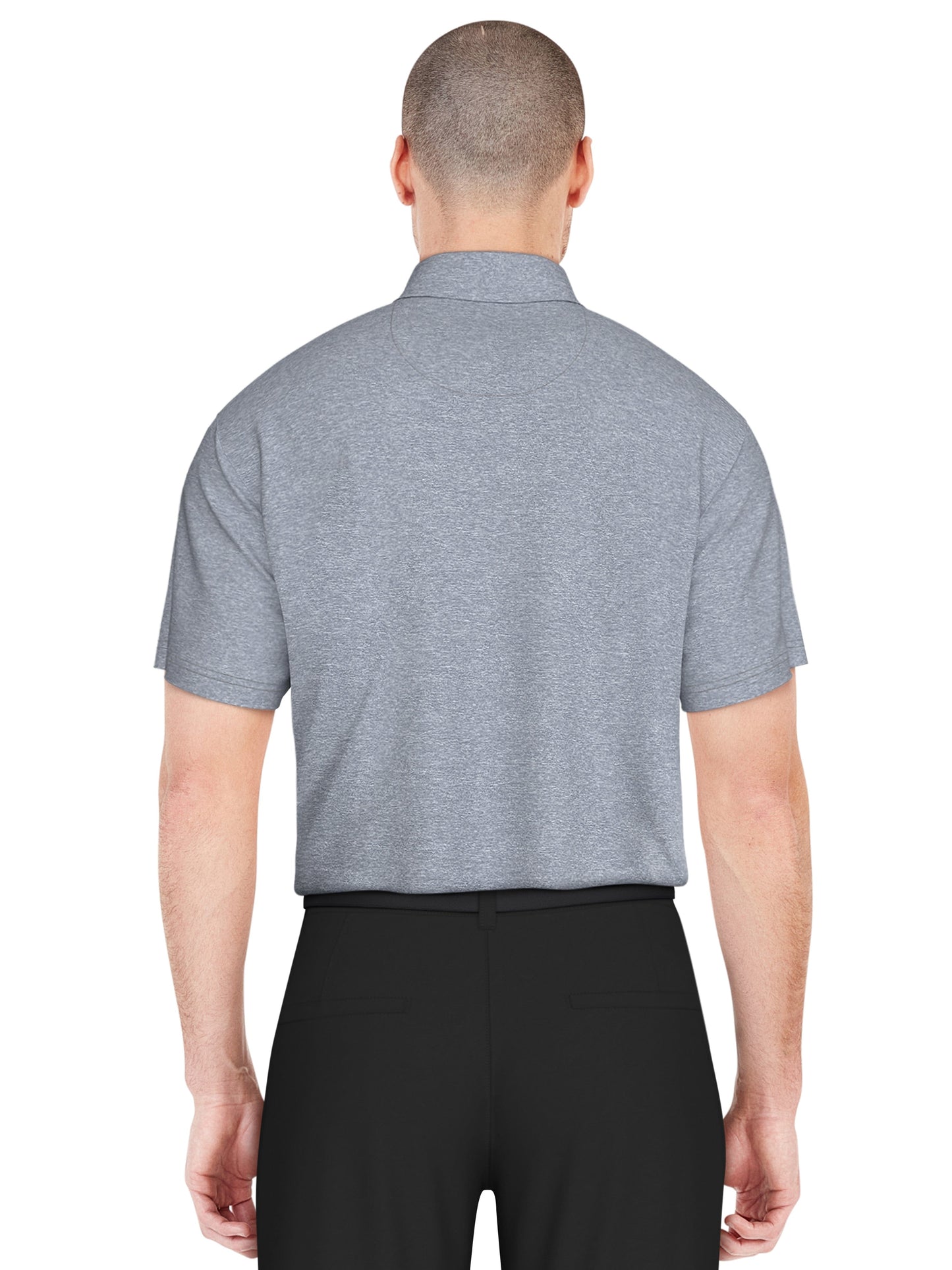 Men's Jersey Chest Stripe Golf Polo