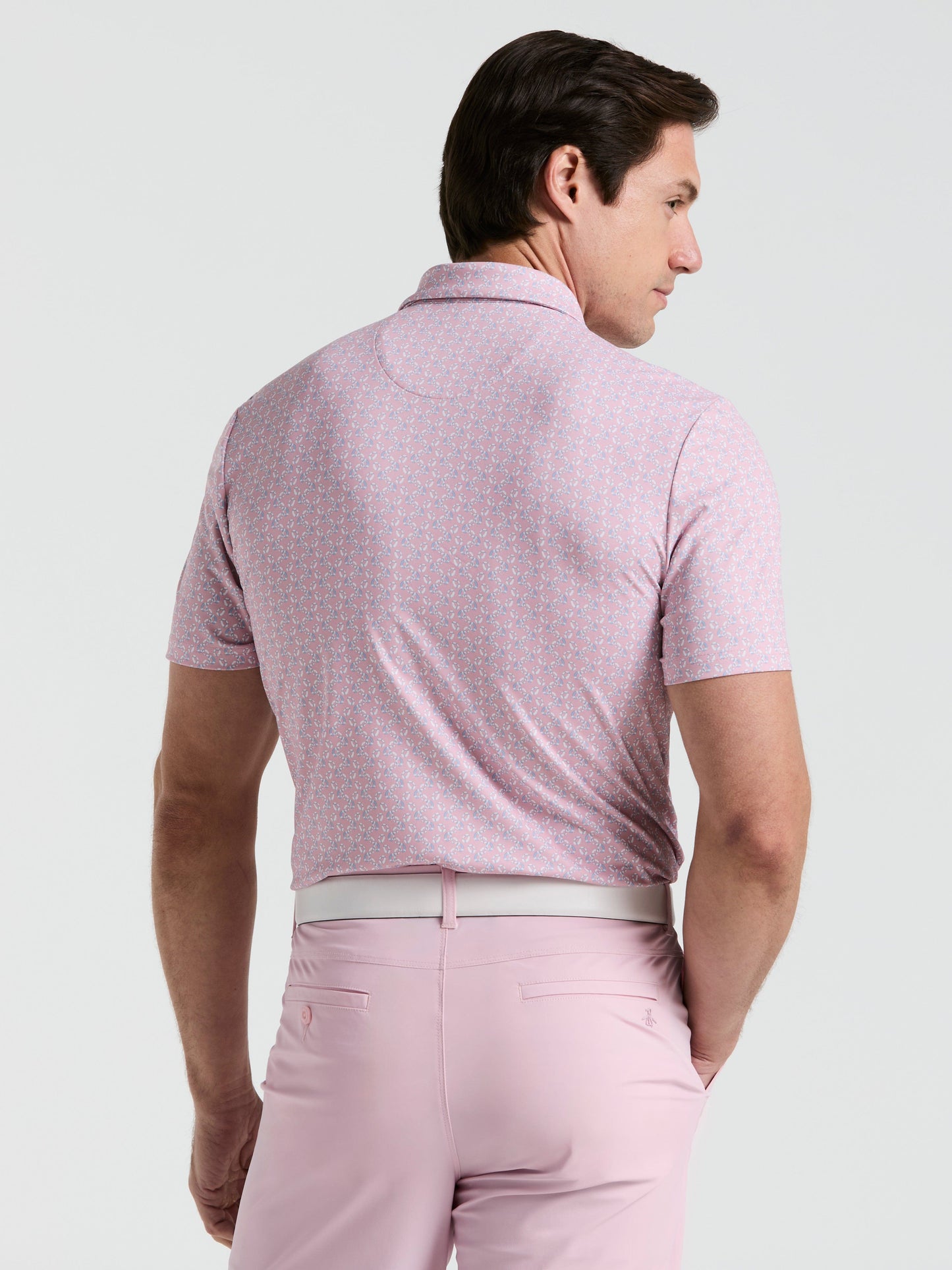 Men's Lifesaver Print Golf Polo