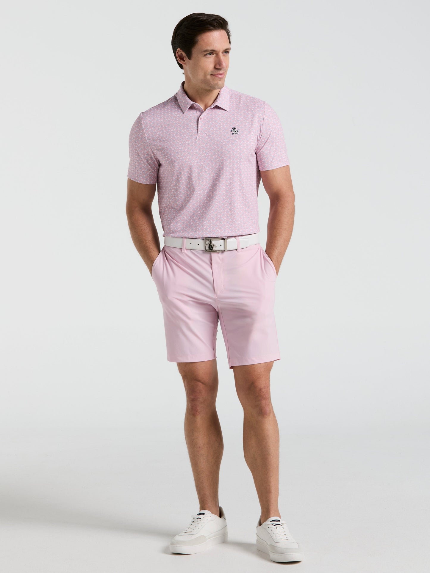 Men's Lifesaver Print Golf Polo