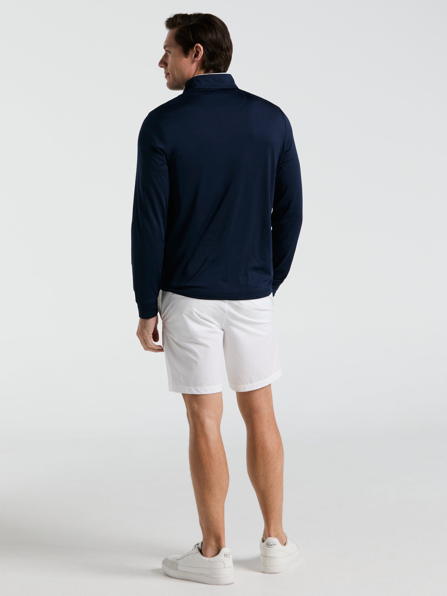 Men's Lightweight 1/4" Zip Corded Pullover Golf Base Layer