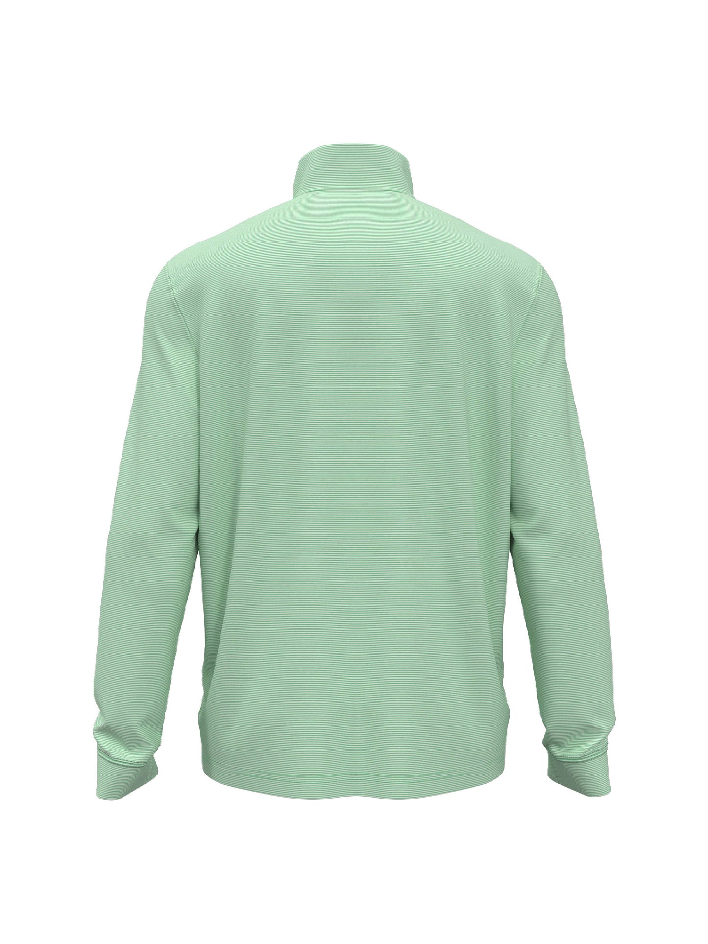 Men's Long Sleeve Feeder Stripe Mock Neck