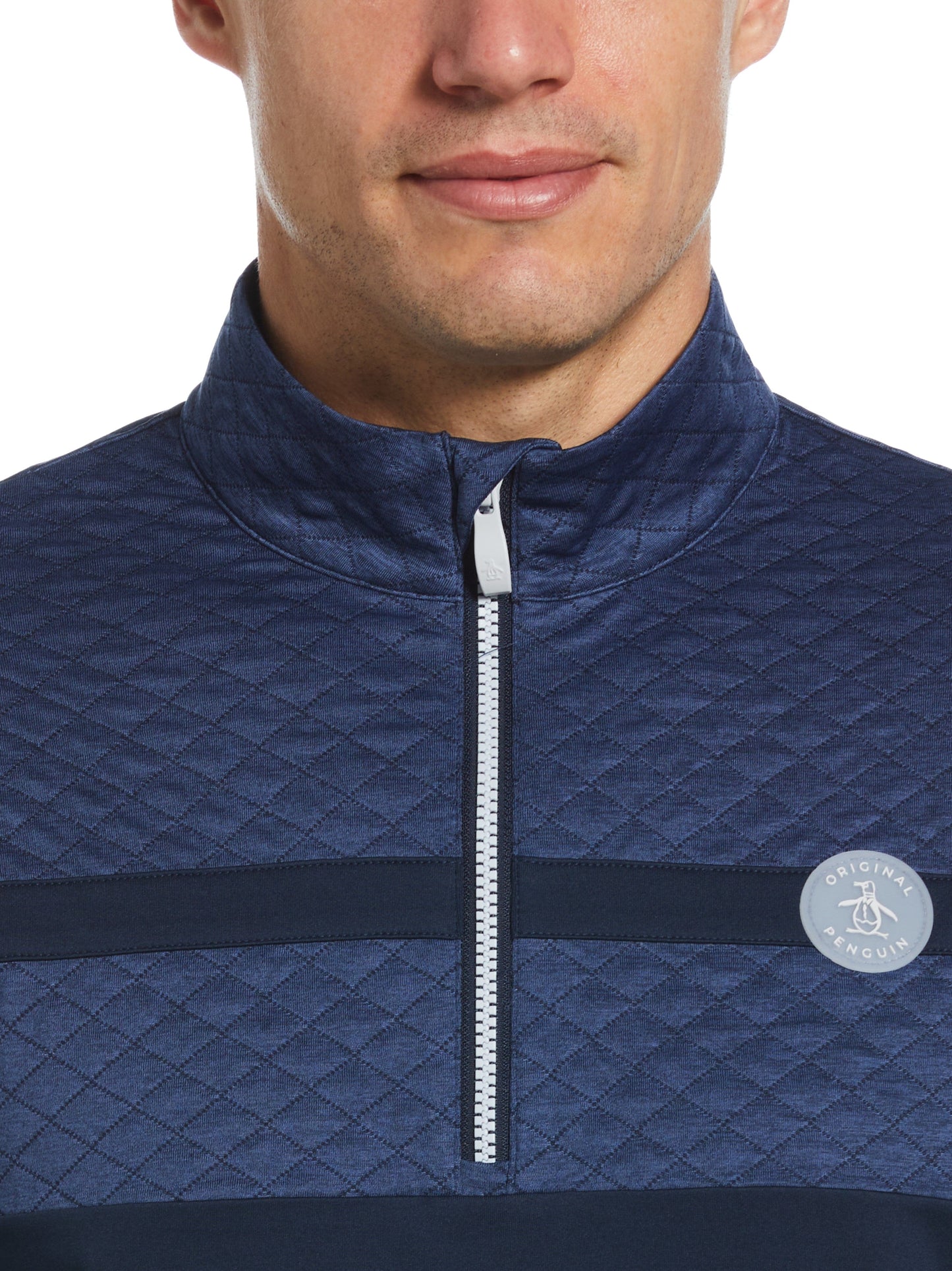 Men's Mixed Media 1/4 Zip Pullover