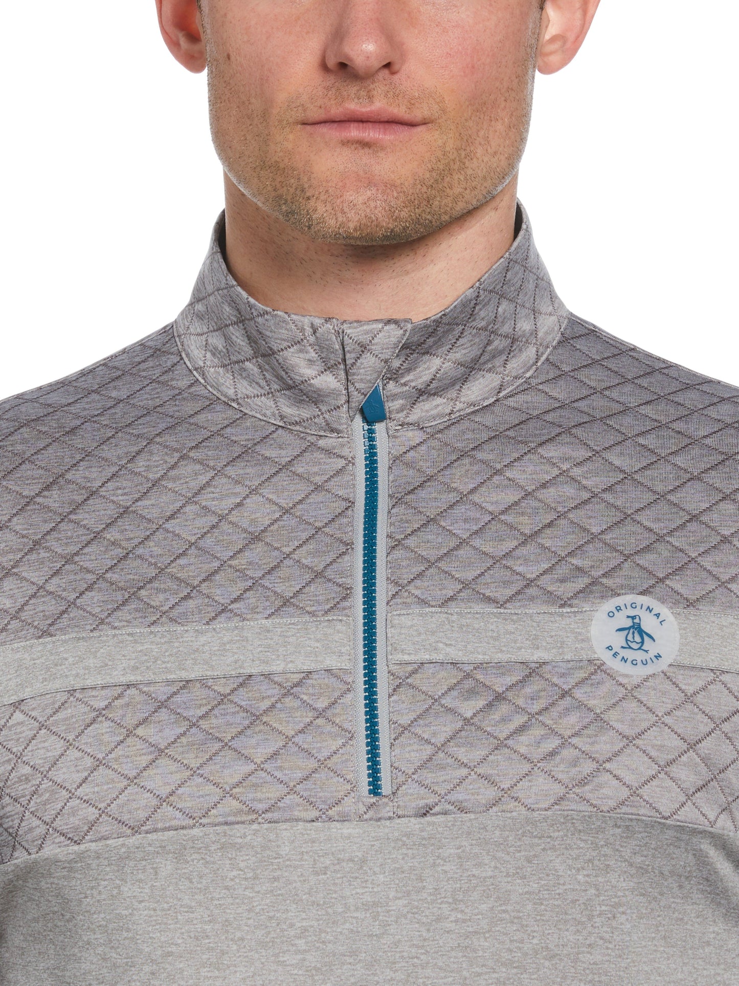 Men's Mixed Media 1/4 Zip Pullover