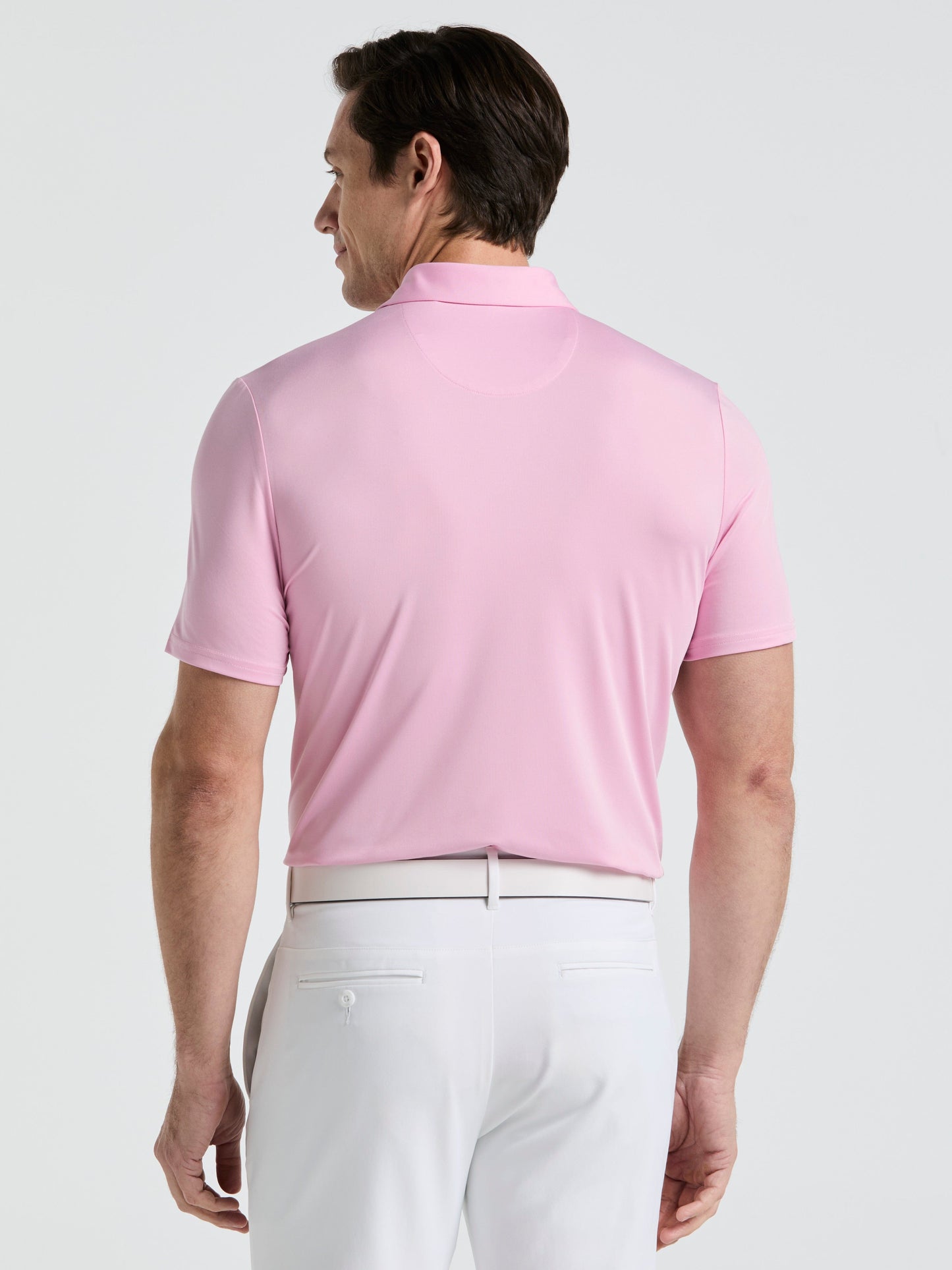 Men's Original Block Design Short Sleeve Golf Polo Shirt