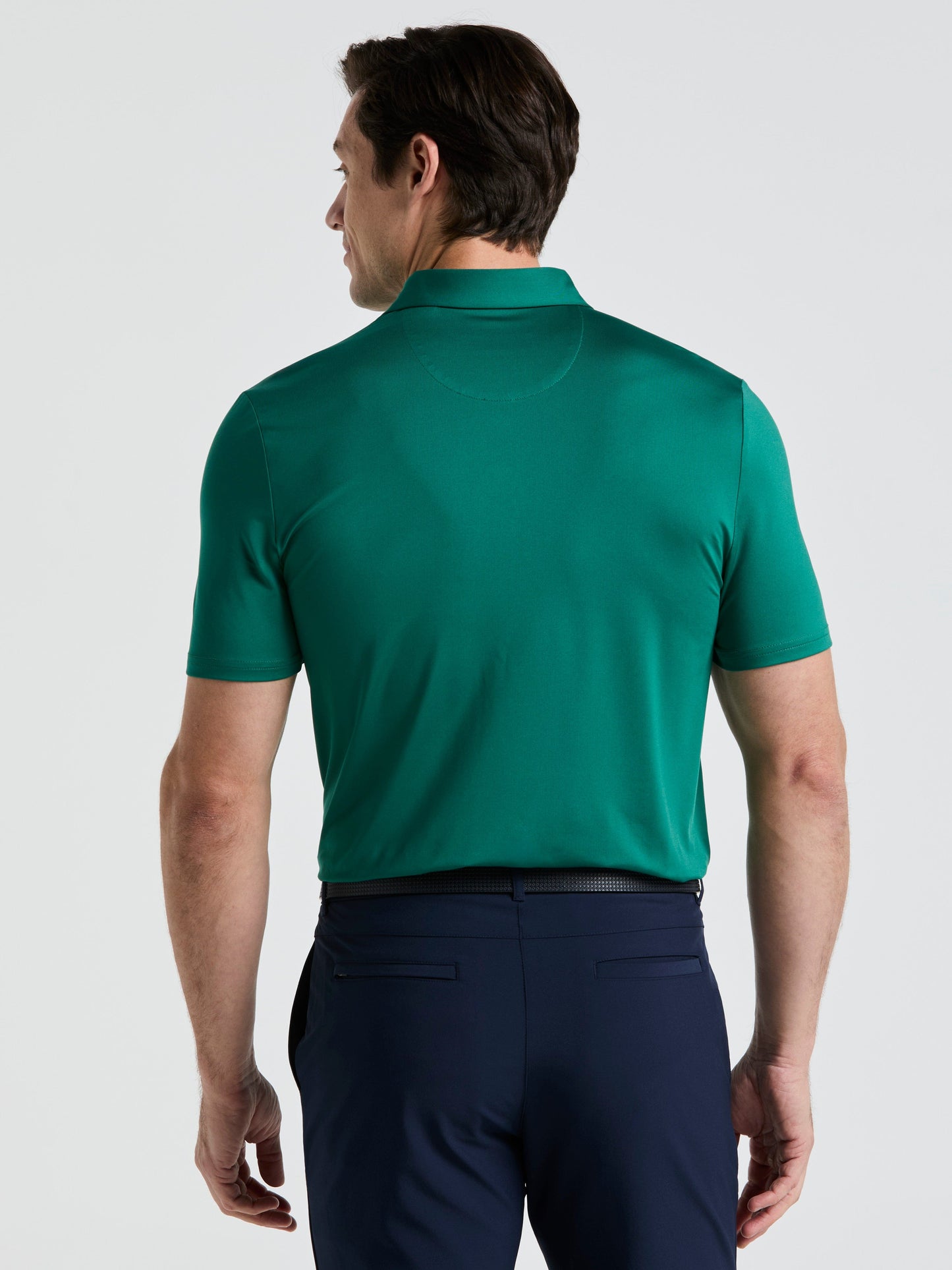 Men's Original Block Design Short Sleeve Golf Polo Shirt