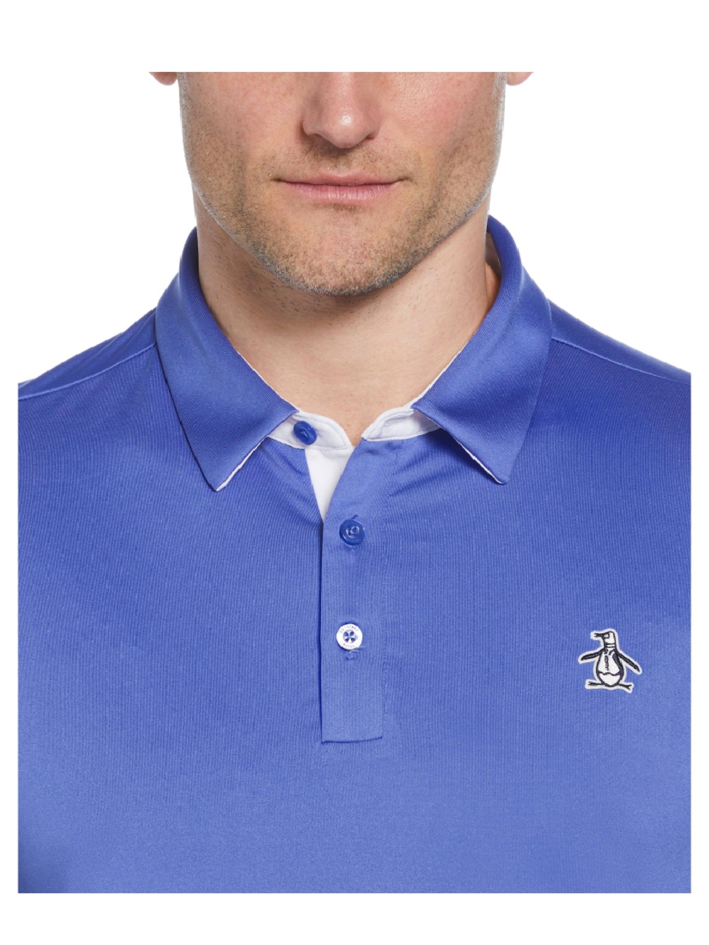 Men's Original Block Design Short Sleeve Golf Polo Shirt