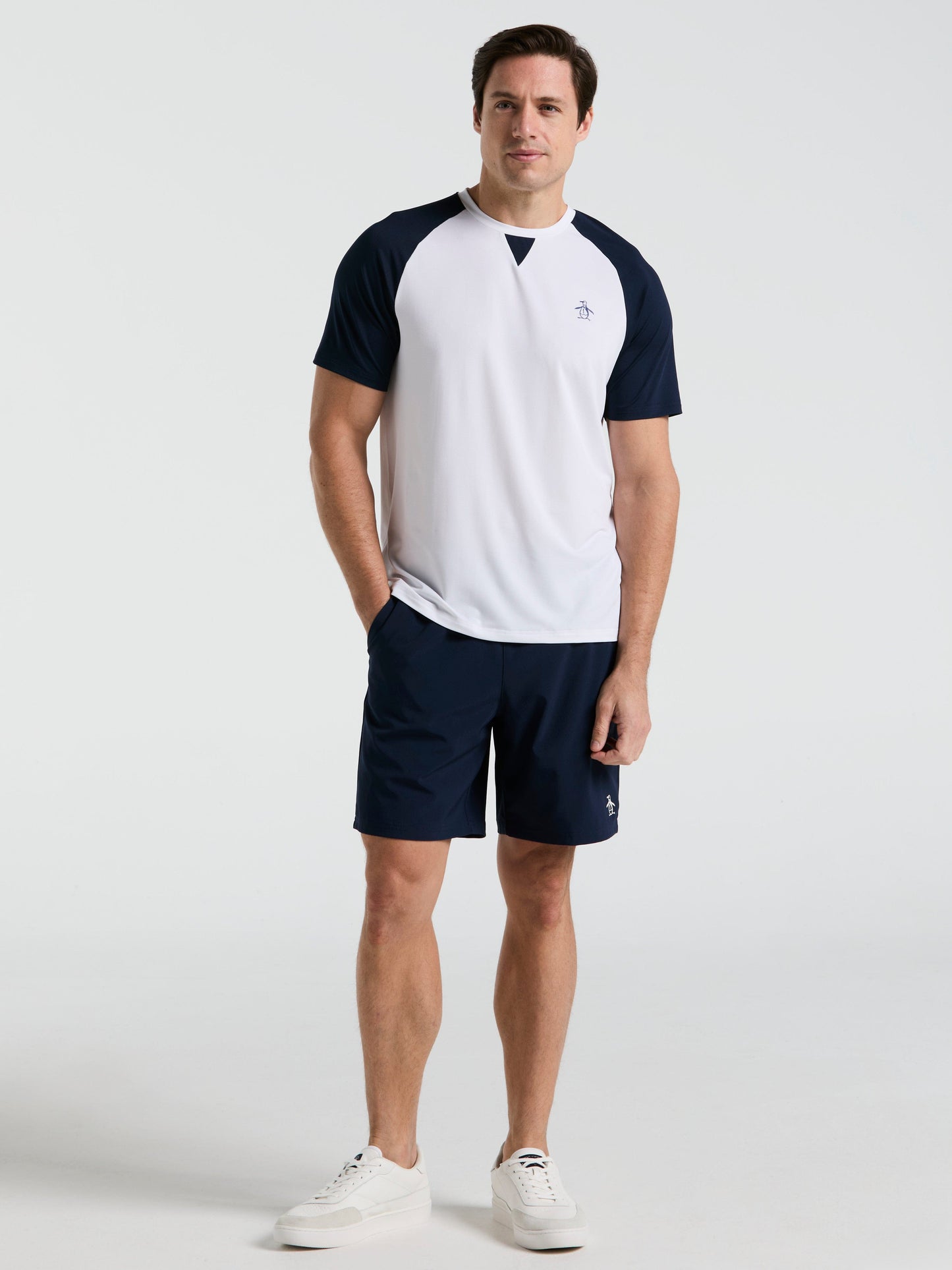 Men's Performance Core Blocked Tennis Tee