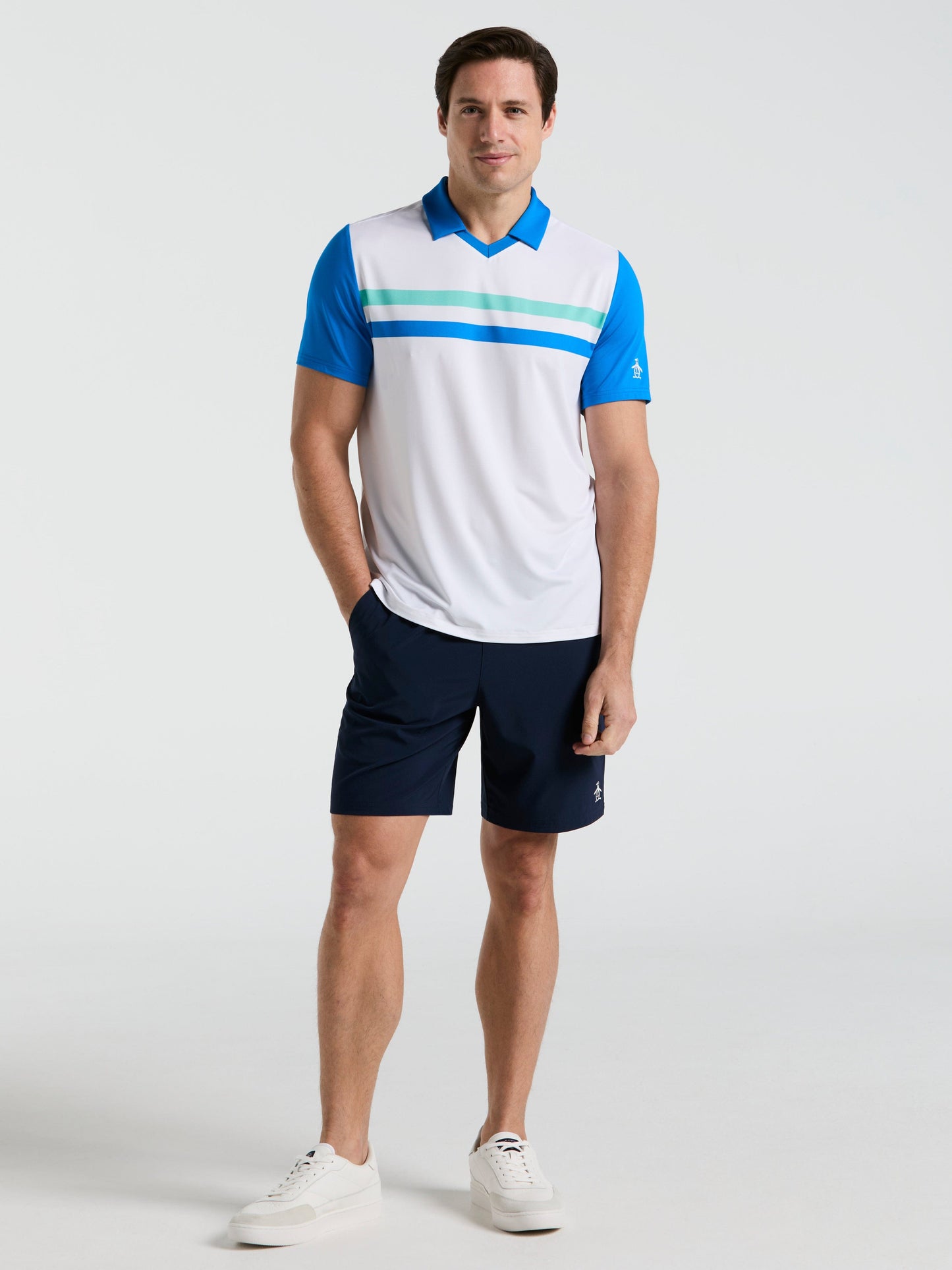 Men's Performance Heritage Blocked Tennis Tee