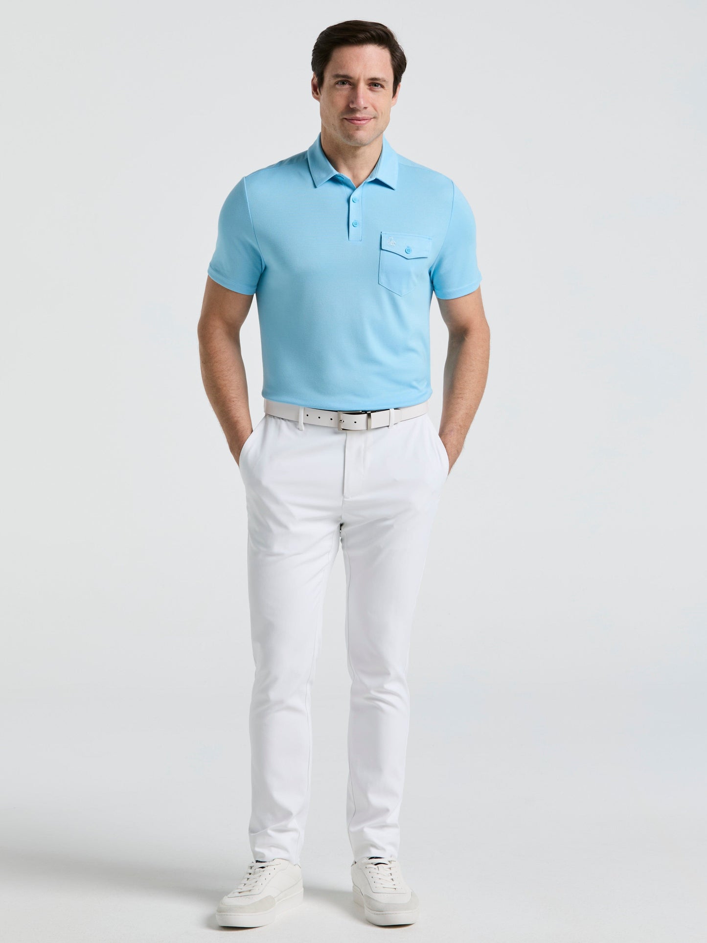 Men's Petes Fine Line Golf Polo