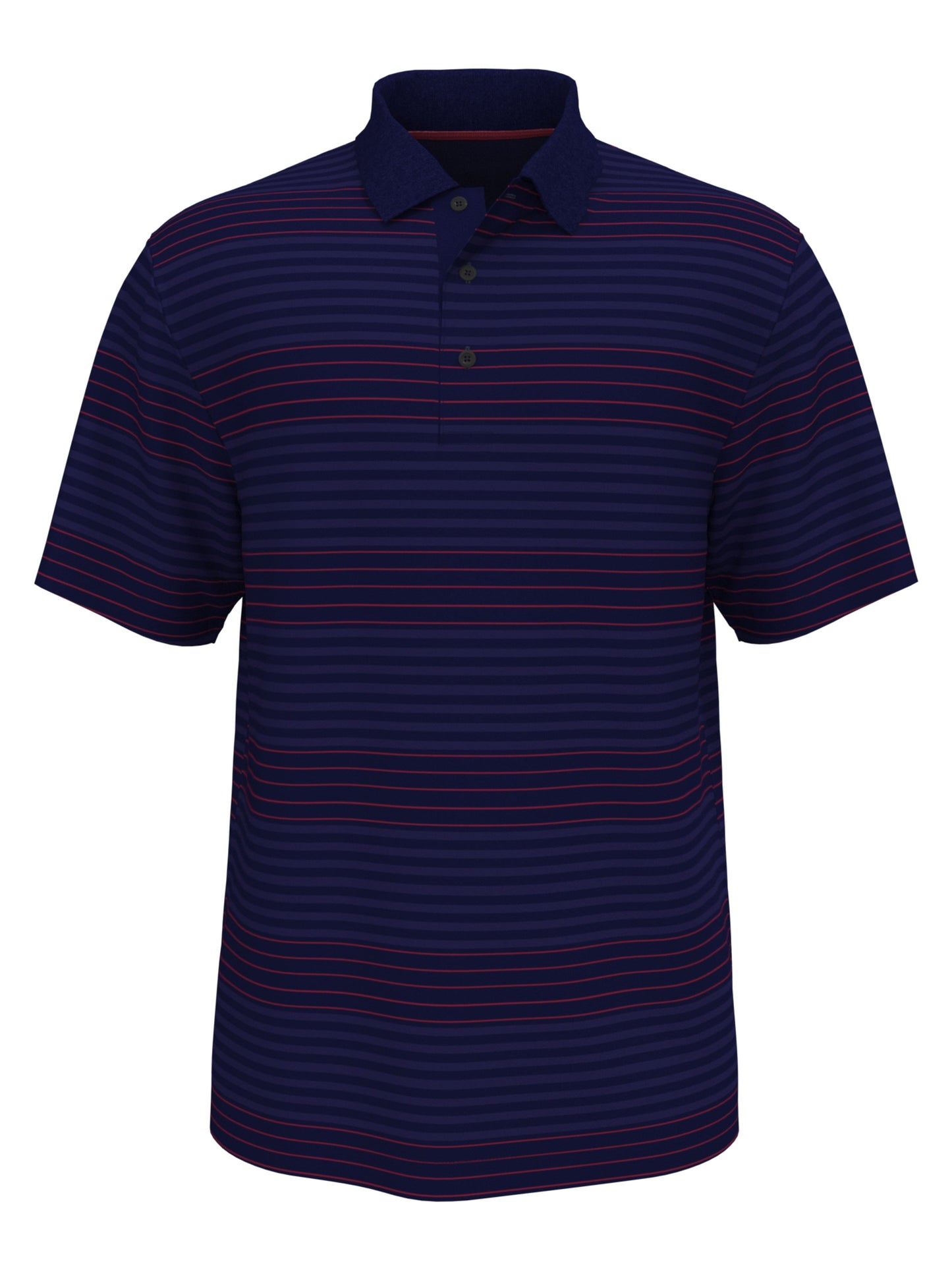 Shadow Energy Stripe Polo (Classic Navy)