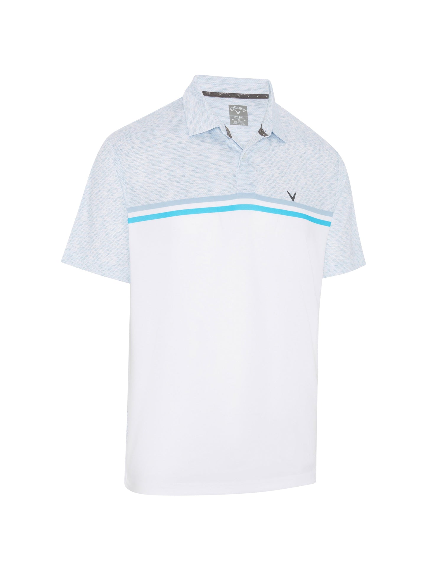 Men's Short Sleeve Engineered Printed Block Polo Shirt