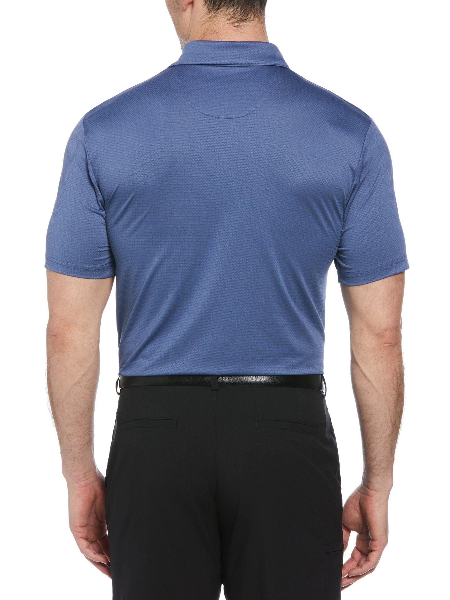 Men's Short Sleeve Solid Texture Polo