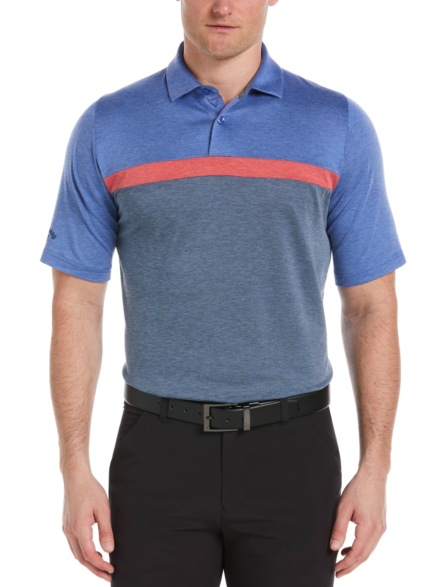 Soft Touch Color Block Golf Polo (Amparo Bl Htr)