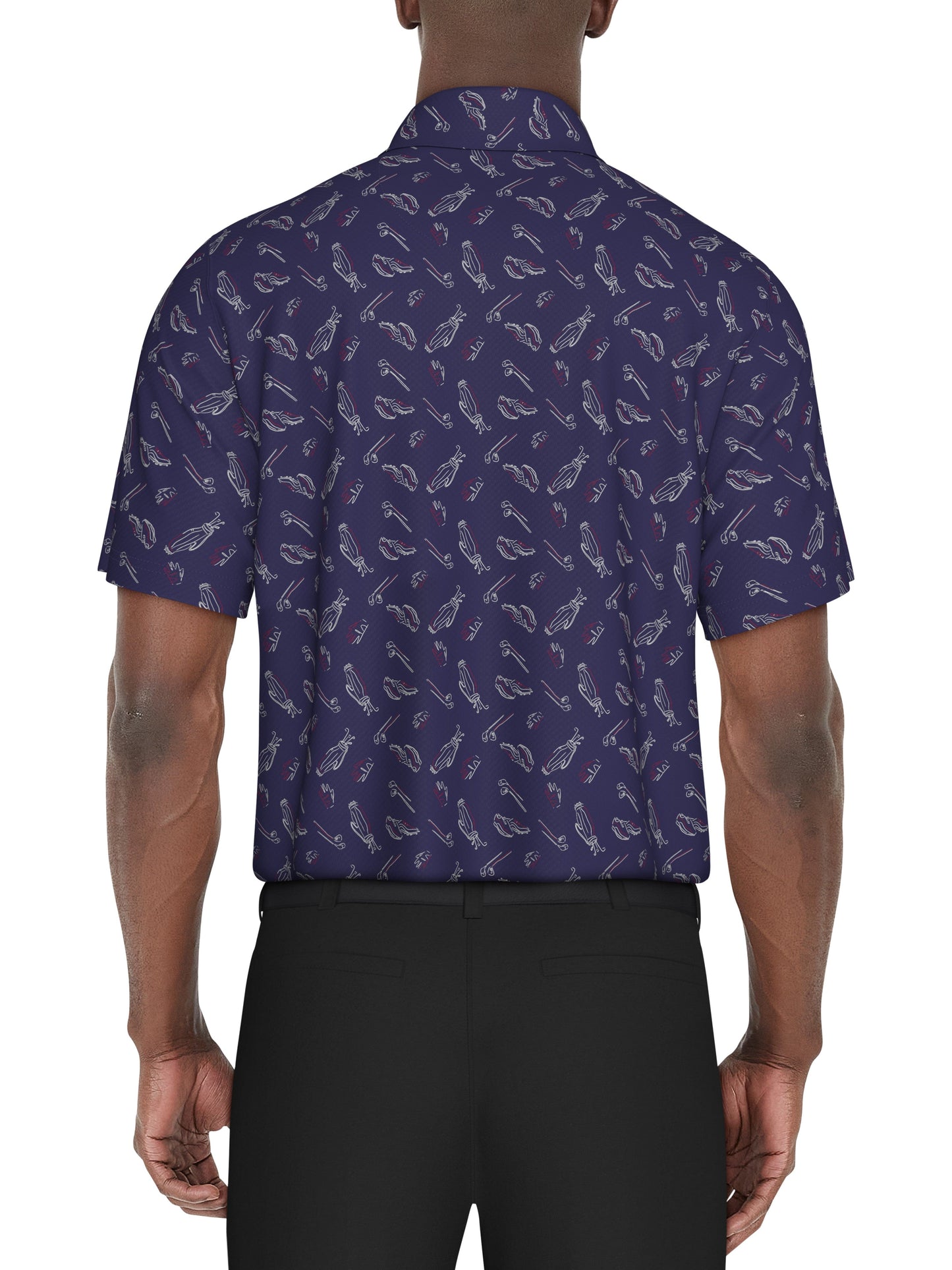Men's Solarized Golf Print Golf Polo