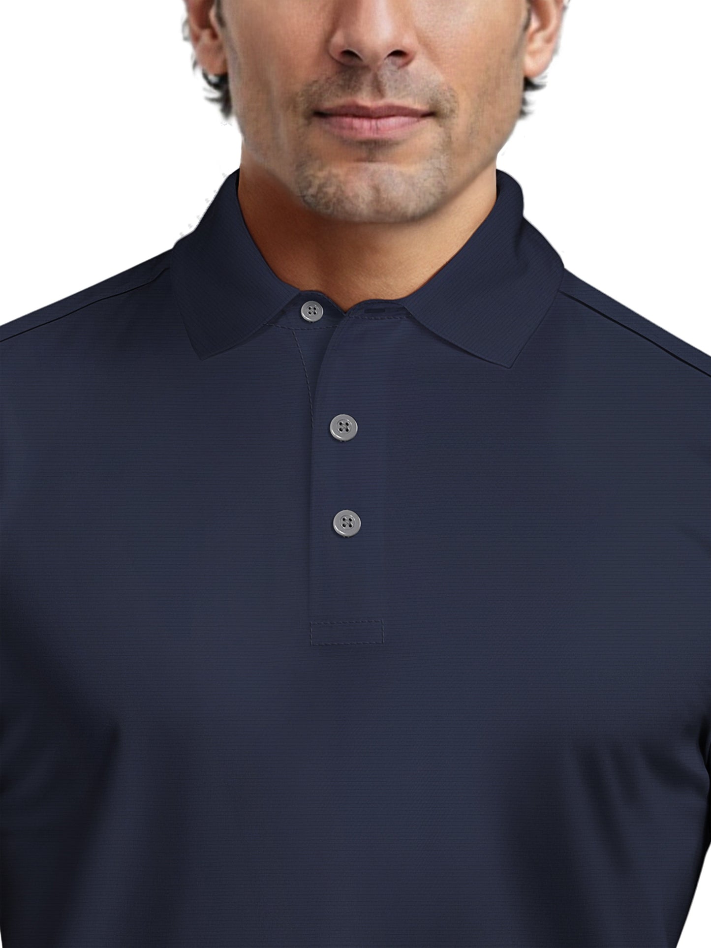 Men's Solid Cooling Texture Polo