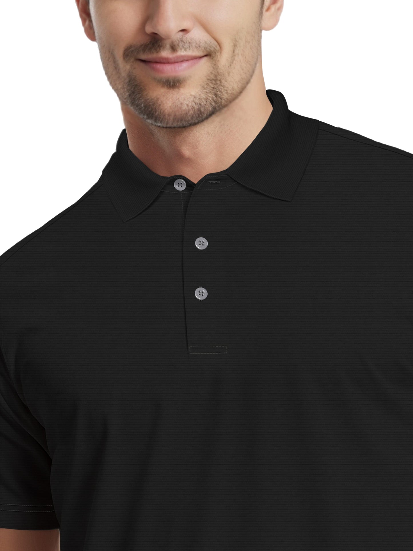 Men's Solid Cooling Texture Polo