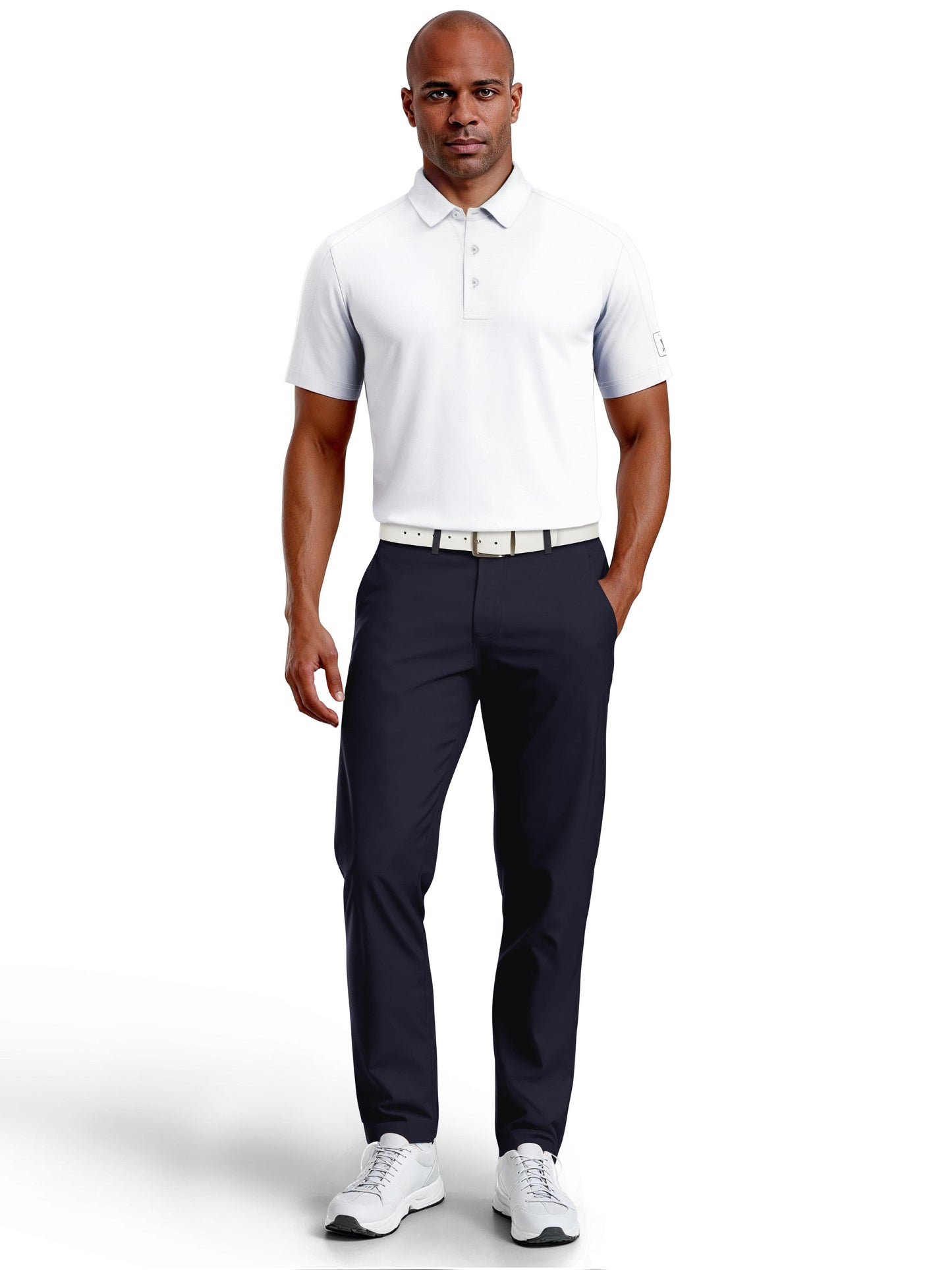 Men's Solid Cooling Texture Polo