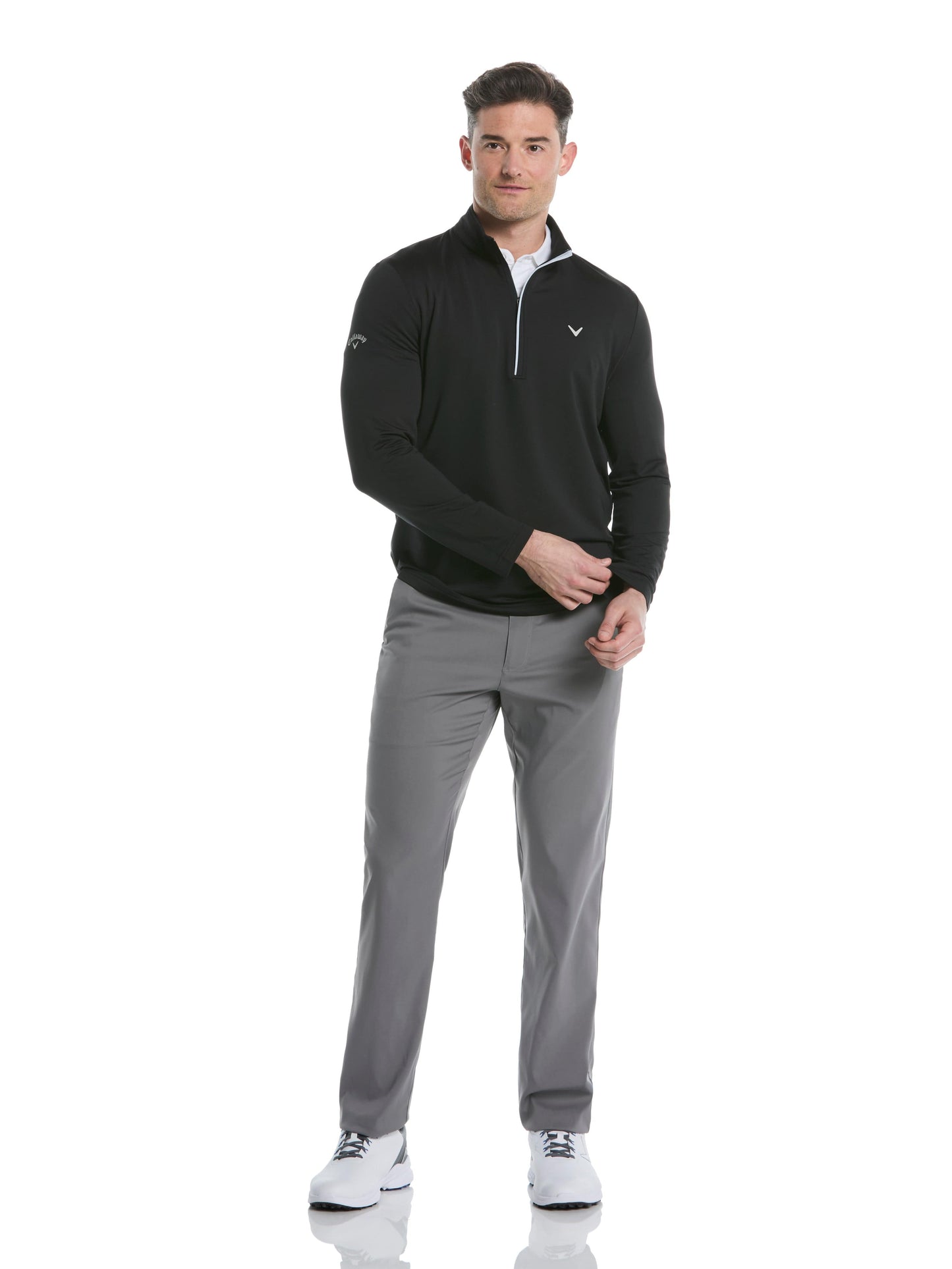 Men's Solid Sun 1/4 Zip Pullover