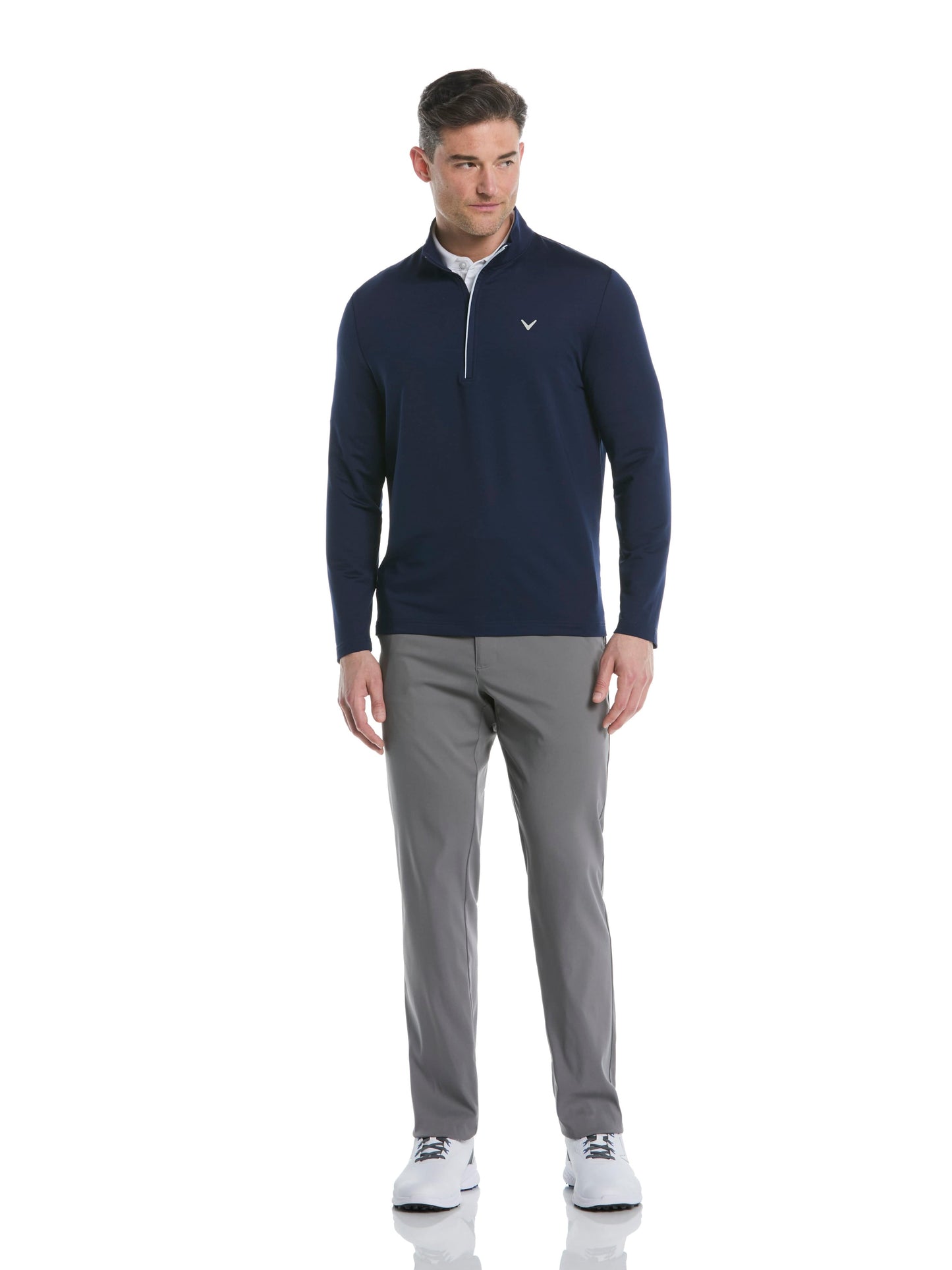 Men's Solid Sun 1/4 Zip Pullover